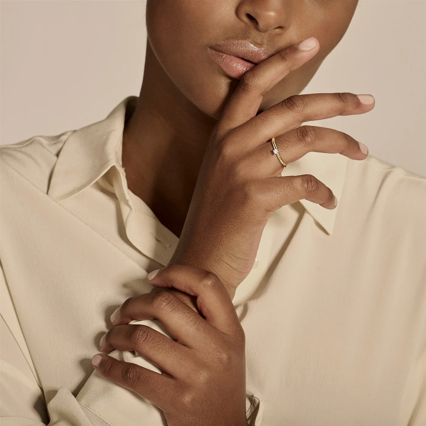 Blush Diamonds 14k Gouden Ring Met Diamant 1602BDI/50 - Image 2