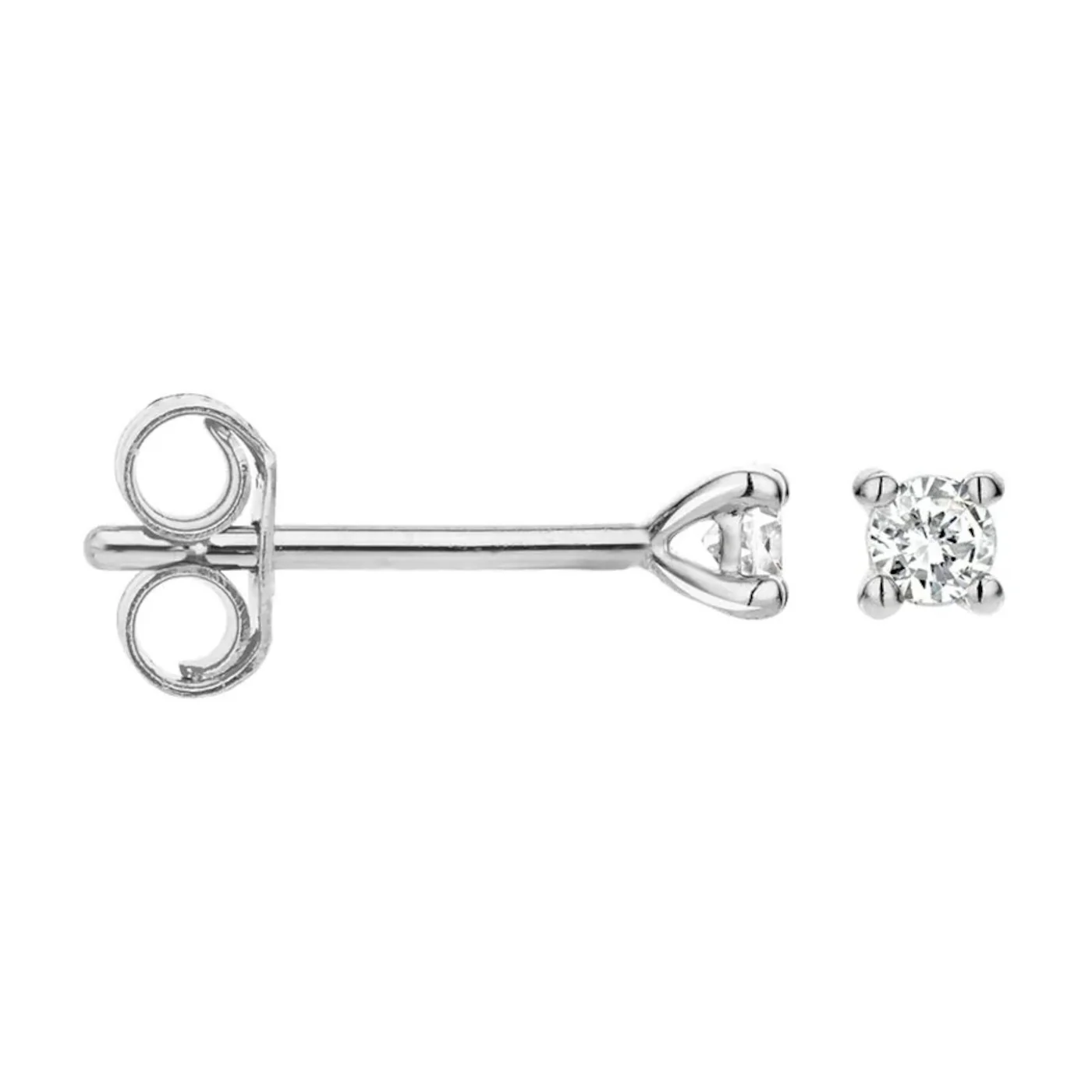 Blush Diamonds 14k Witgouden Oorknoppen Met Diamant 7601WDI - Image 3