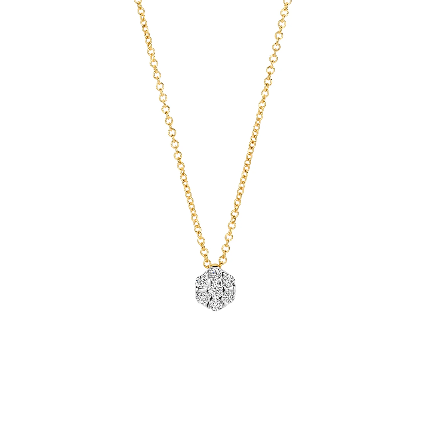 Blush Natural Diamonds 14 karat gold Necklace 3616BDI