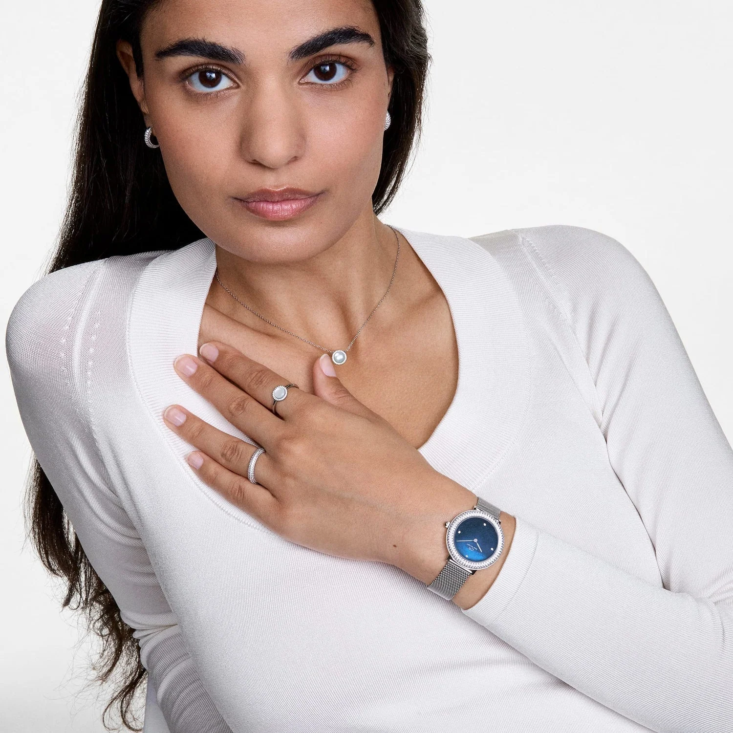 Daniel Wellington Audrey Mother of pearl Choker DW00401453 - Image 2