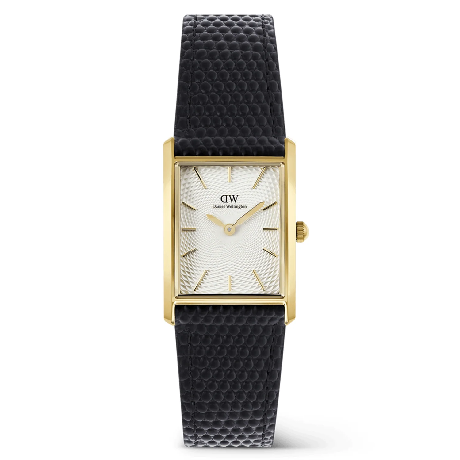 Daniel Wellington Bound Black Lizard Wit Guilloché Unisex Horloge DW00100899
