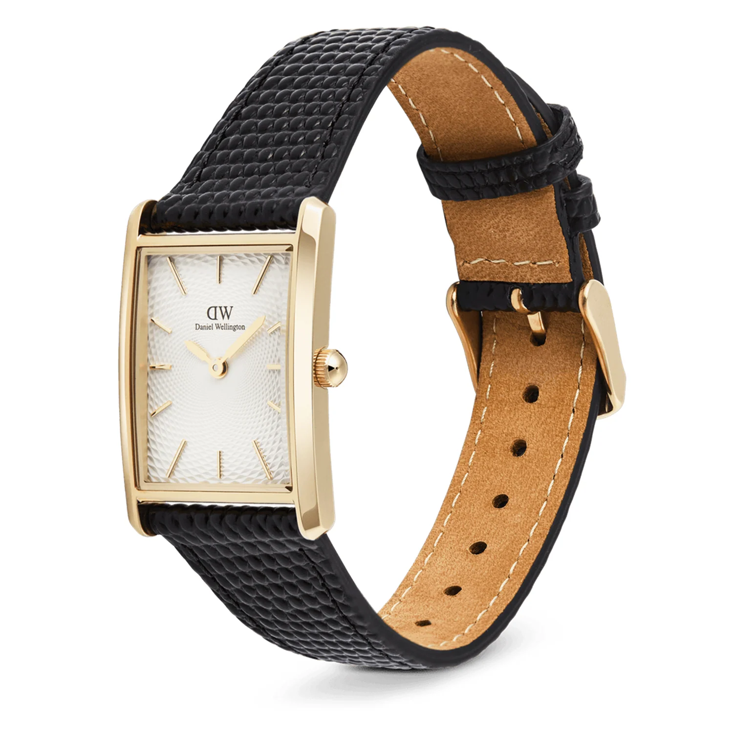 Daniel Wellington Bound Black Lizard Wit Guilloché Unisex Horloge DW00100899 - Image 4