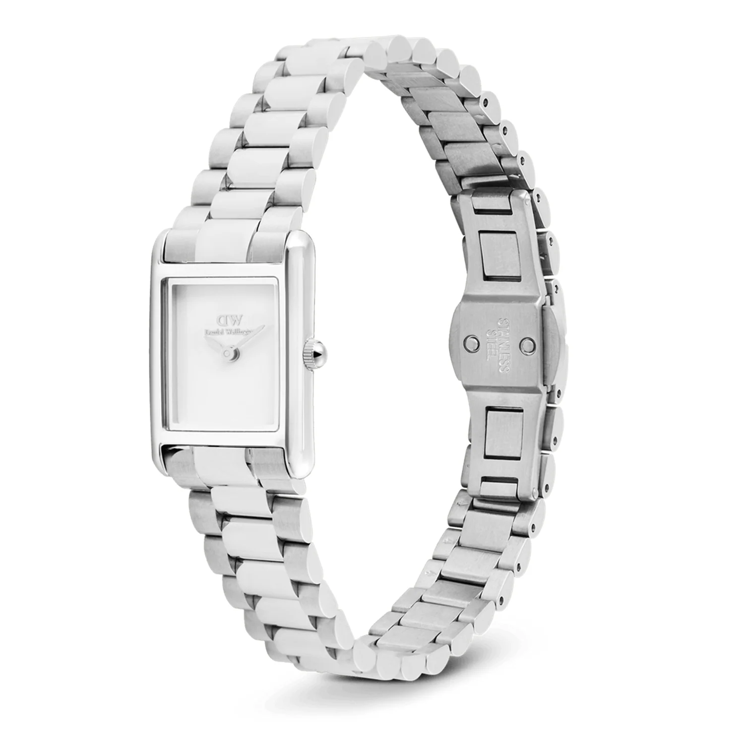 Daniel Wellington Bound Mini 3-Link Zilverkleurig Dameshorloge DW00100930 - Image 4