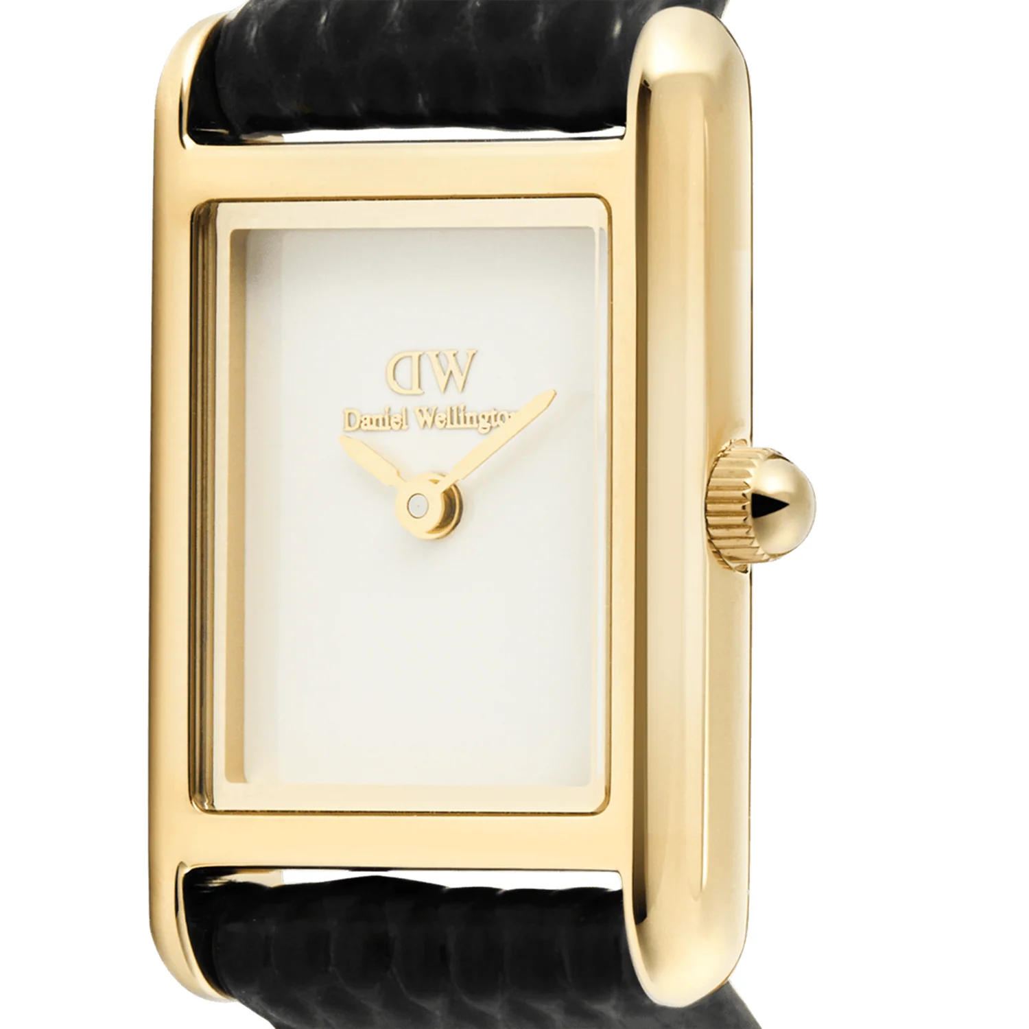 Daniel Wellington Bound Mini Black Lizard Goudkleurig Dameshorloge DW00100903 - Image 3
