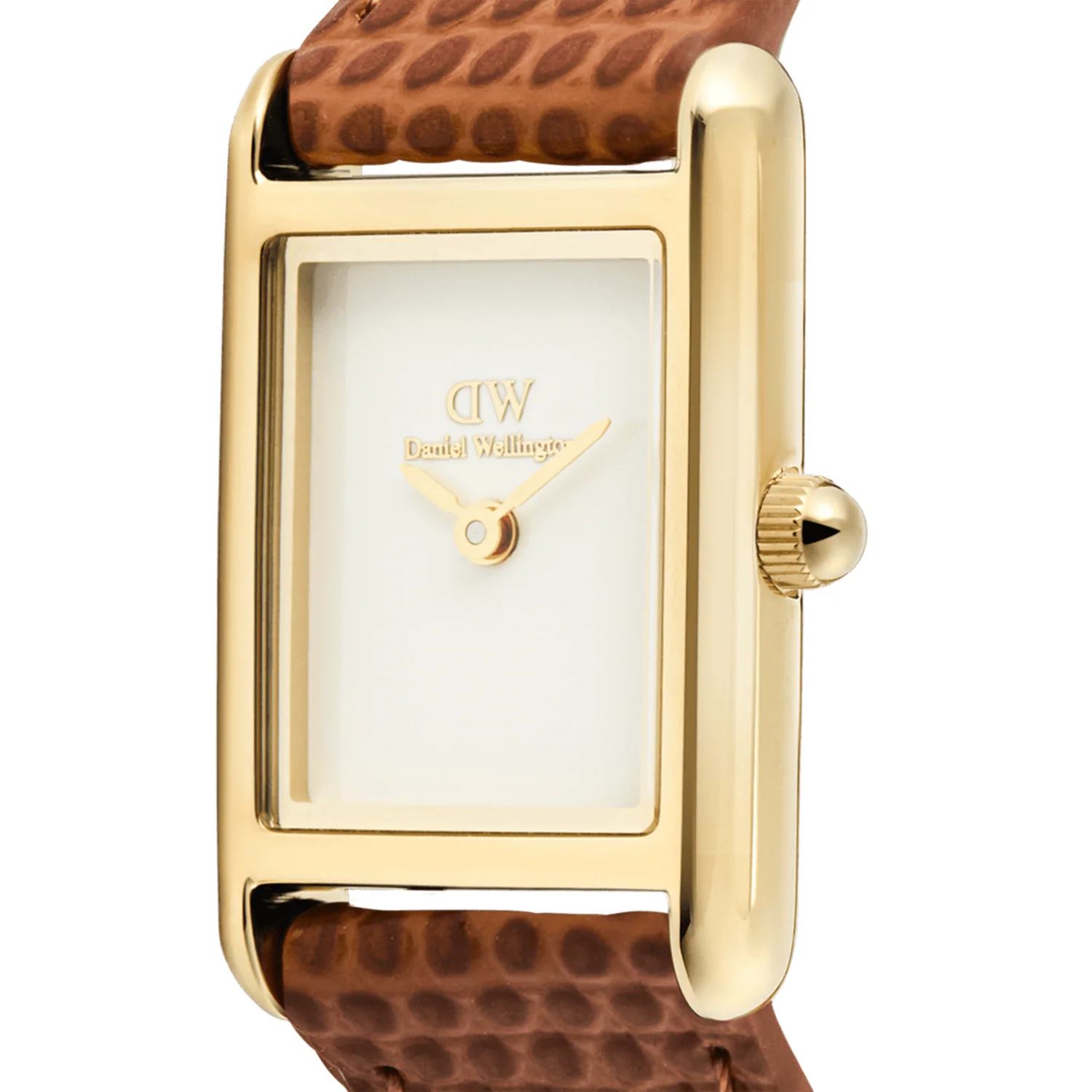 Daniel Wellington Bound Mini Lichtbruin Lizard Dameshorloge DW00100905 - Image 3
