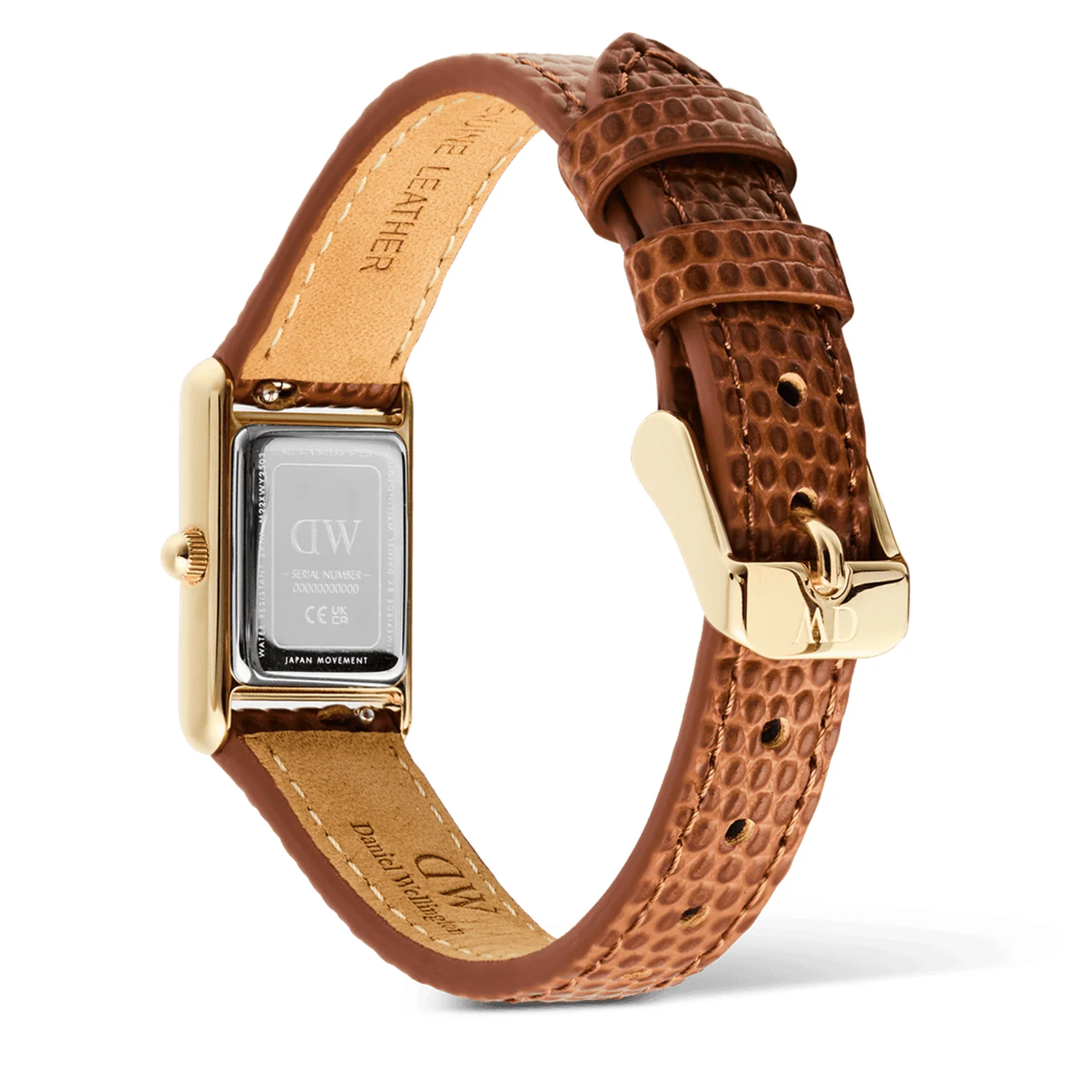 Daniel Wellington Bound Mini Lichtbruin Lizard Dameshorloge DW00100905 - Image 5