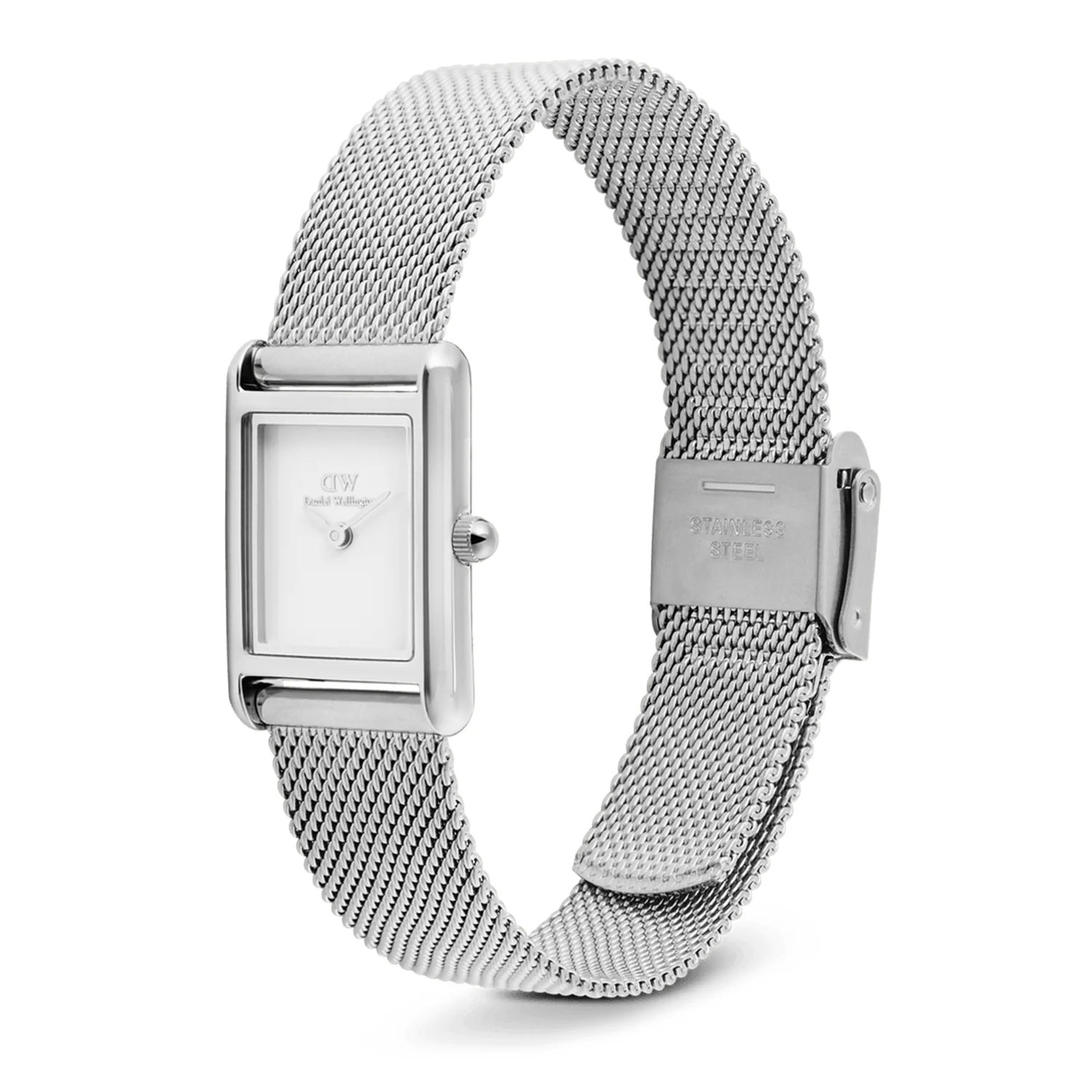 Daniel Wellington Bound Mini Sterling Wit Dameshorloge DW00100927 - Image 4