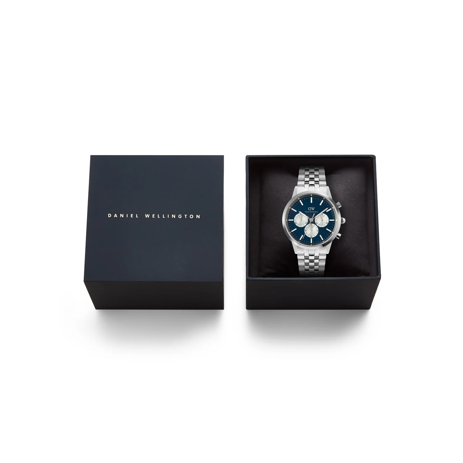Daniel Wellington Iconic Chronograph Blue Arctic Men's Watch DW00100874 - Image 5