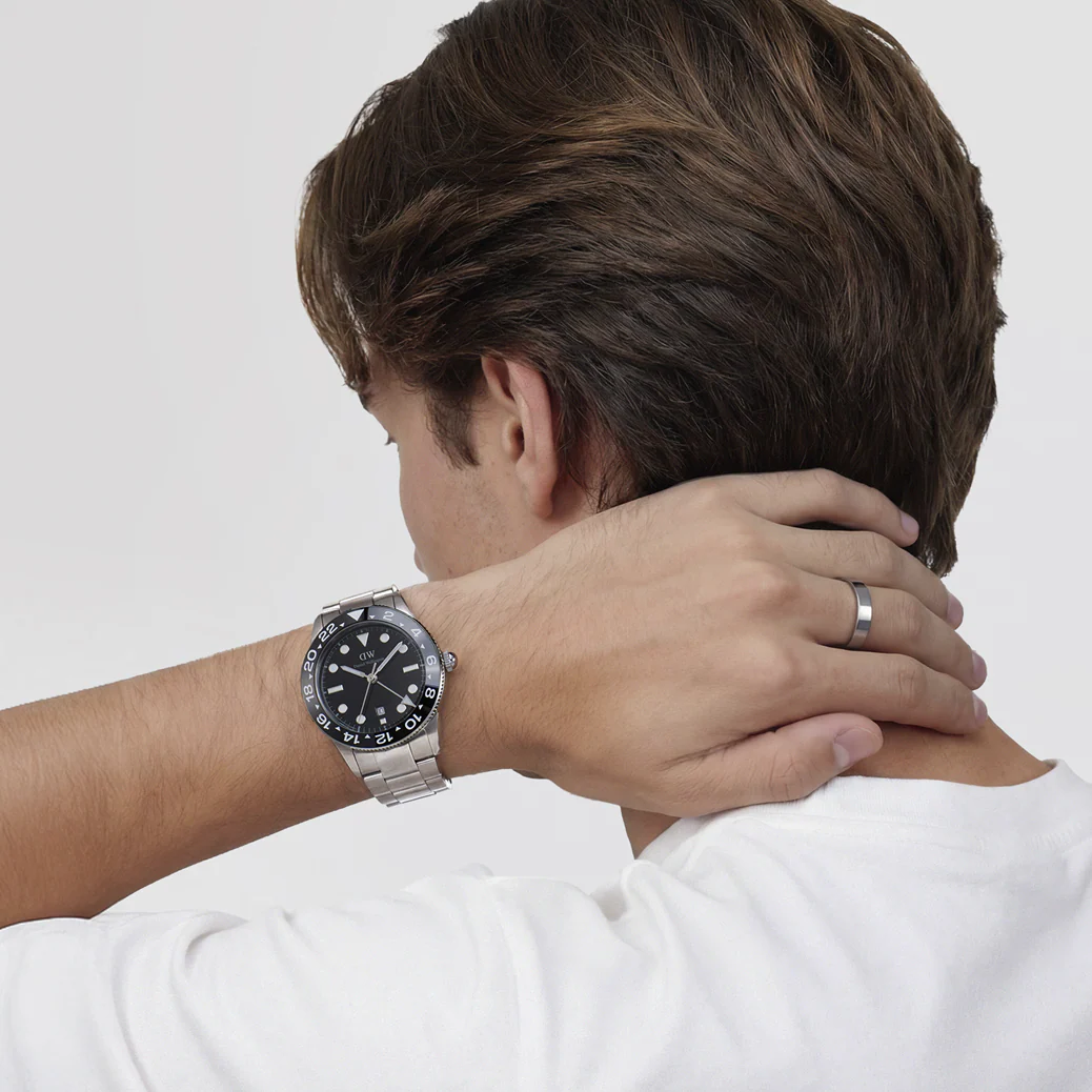 Daniel Wellington Iconic Link Zwarte Keramische Bezel Herenhorloge DW00100919 - Image 2
