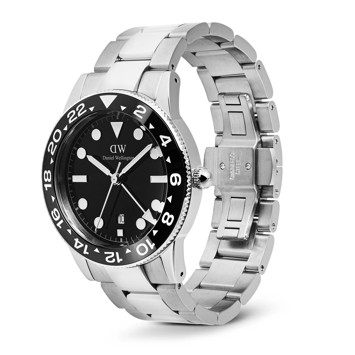 Daniel Wellington Iconic Link Zwarte Keramische Bezel Herenhorloge DW00100919 - Image 4