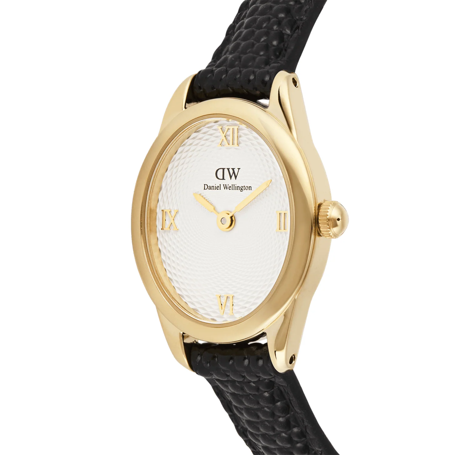Daniel Wellington Ophelia Mini Black Lizard Goudkleurig Dameshorloge DW00100890 - Image 3