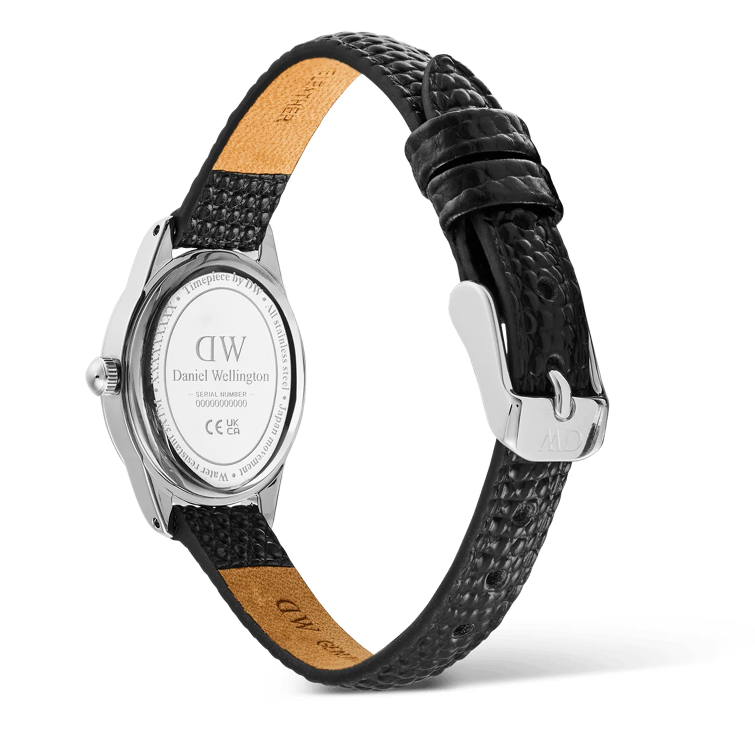 Daniel Wellington Ophelia Mini Black Lizard Zilverkleurig Dameshorloge DW00100887 - Image 5