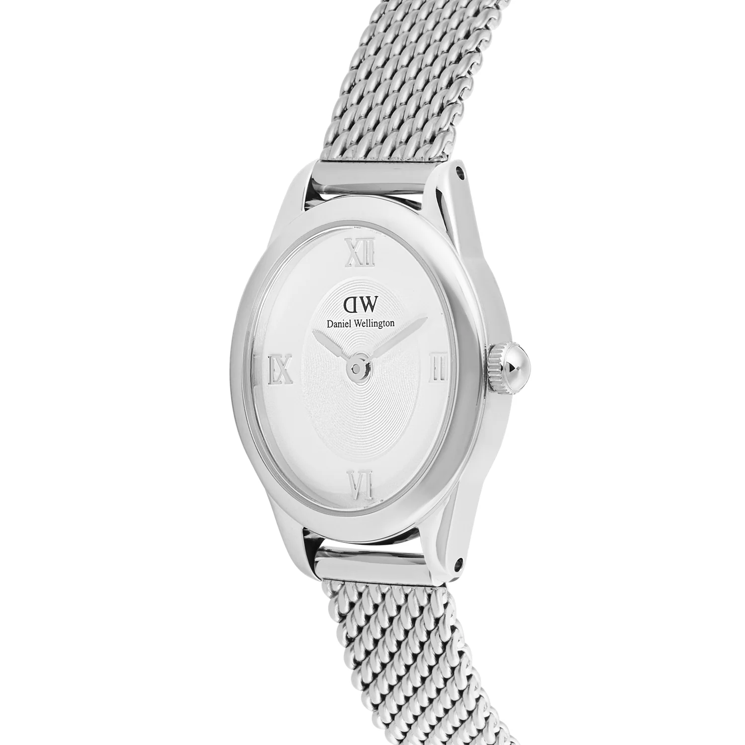 Daniel Wellington Ophelia Mini Mesh Witte Zilveren Dameshorloge DW00100938 - Image 3