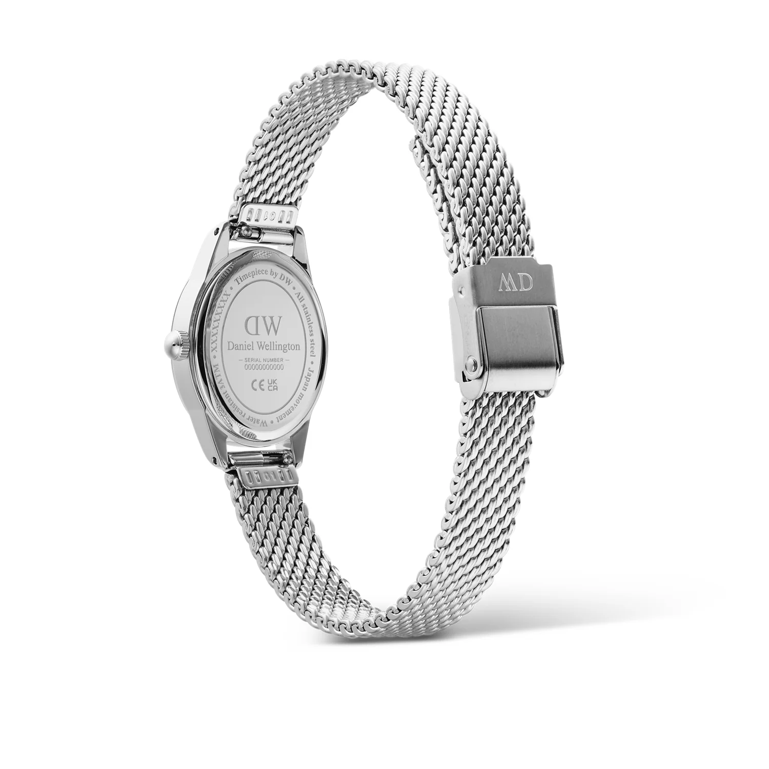 Daniel Wellington Ophelia Mini Mesh Witte Zilveren Dameshorloge DW00100938 - Image 5
