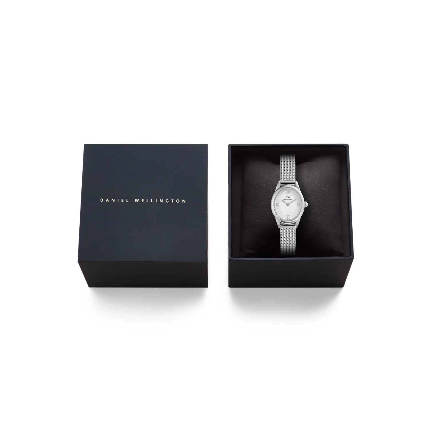 Daniel Wellington Ophelia Mini Mesh Witte Zilveren Dameshorloge DW00100938 - Image 6