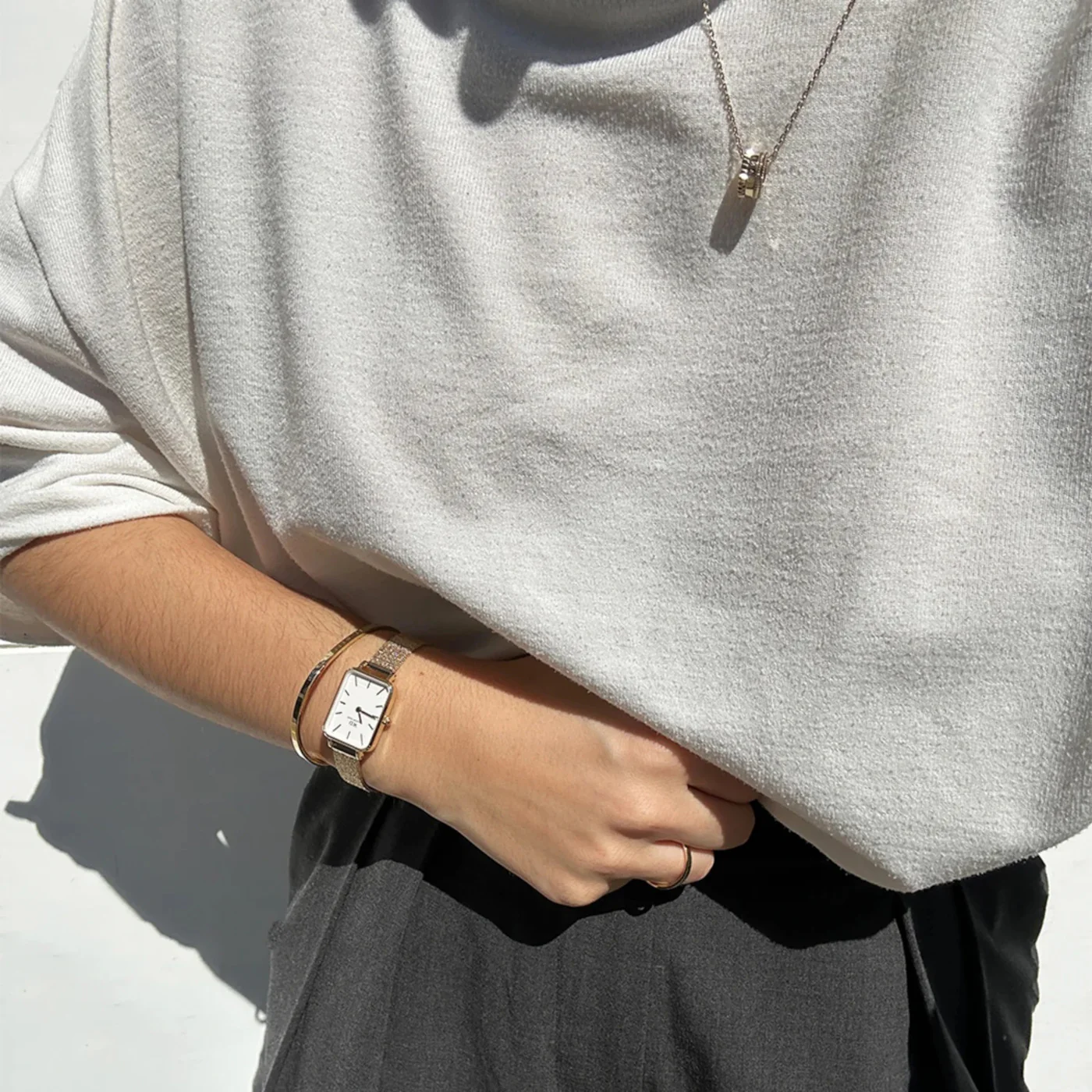 Daniel Wellington Quadro Gold Women's Watch DW00100556 - Image 3