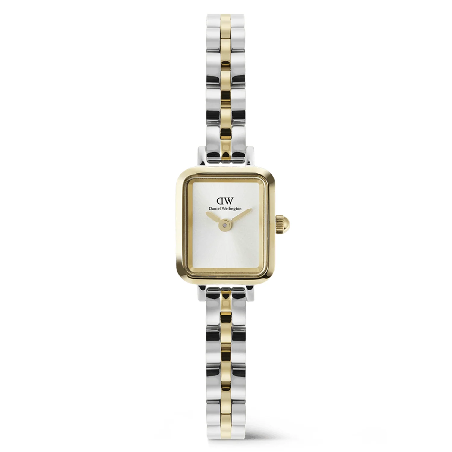 Daniel Wellington Quadro Mini Arch 3-Link Bicolor Dameshorloge DW00100925