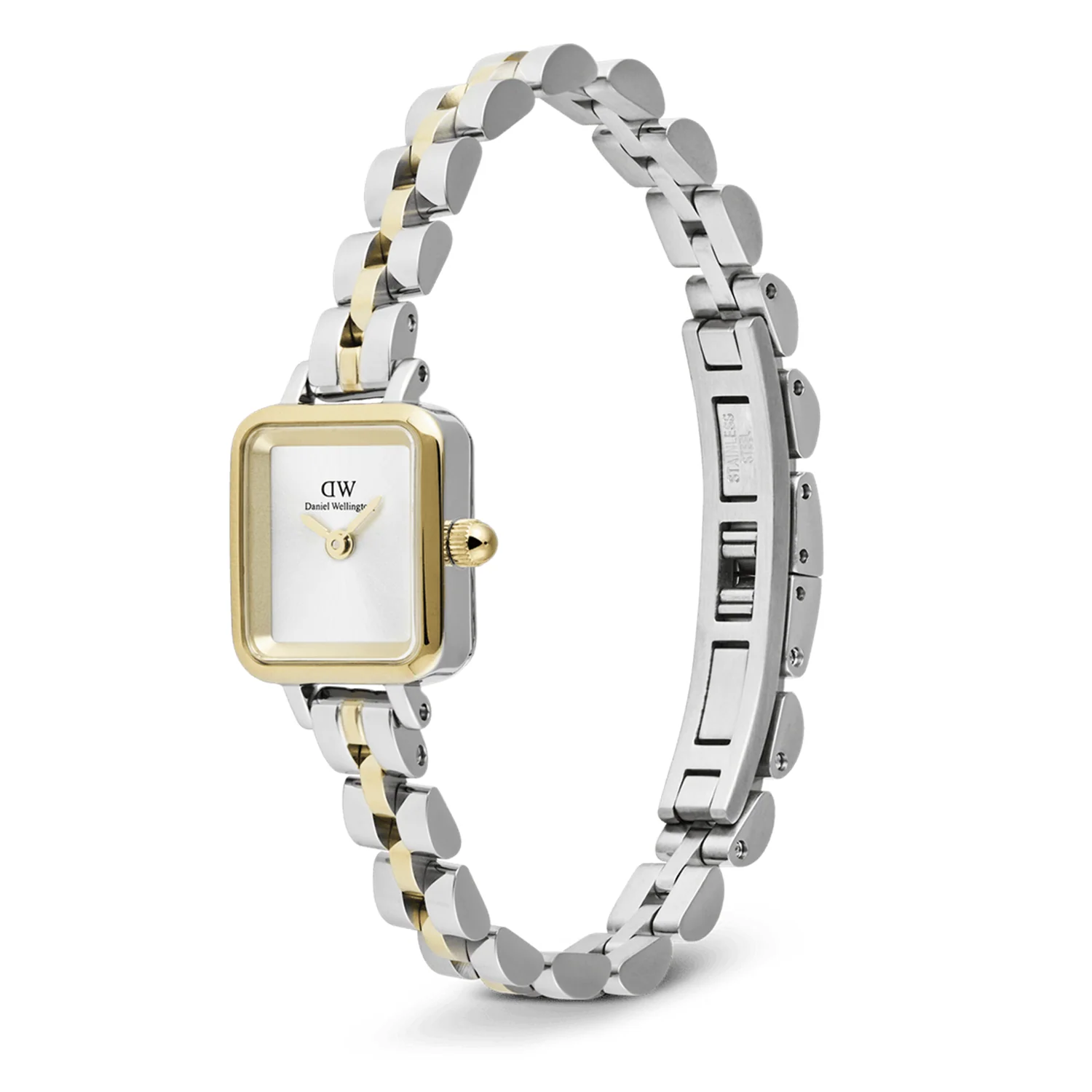 Daniel Wellington Quadro Mini Arch 3-Link Bicolor Dameshorloge DW00100925 - Image 4