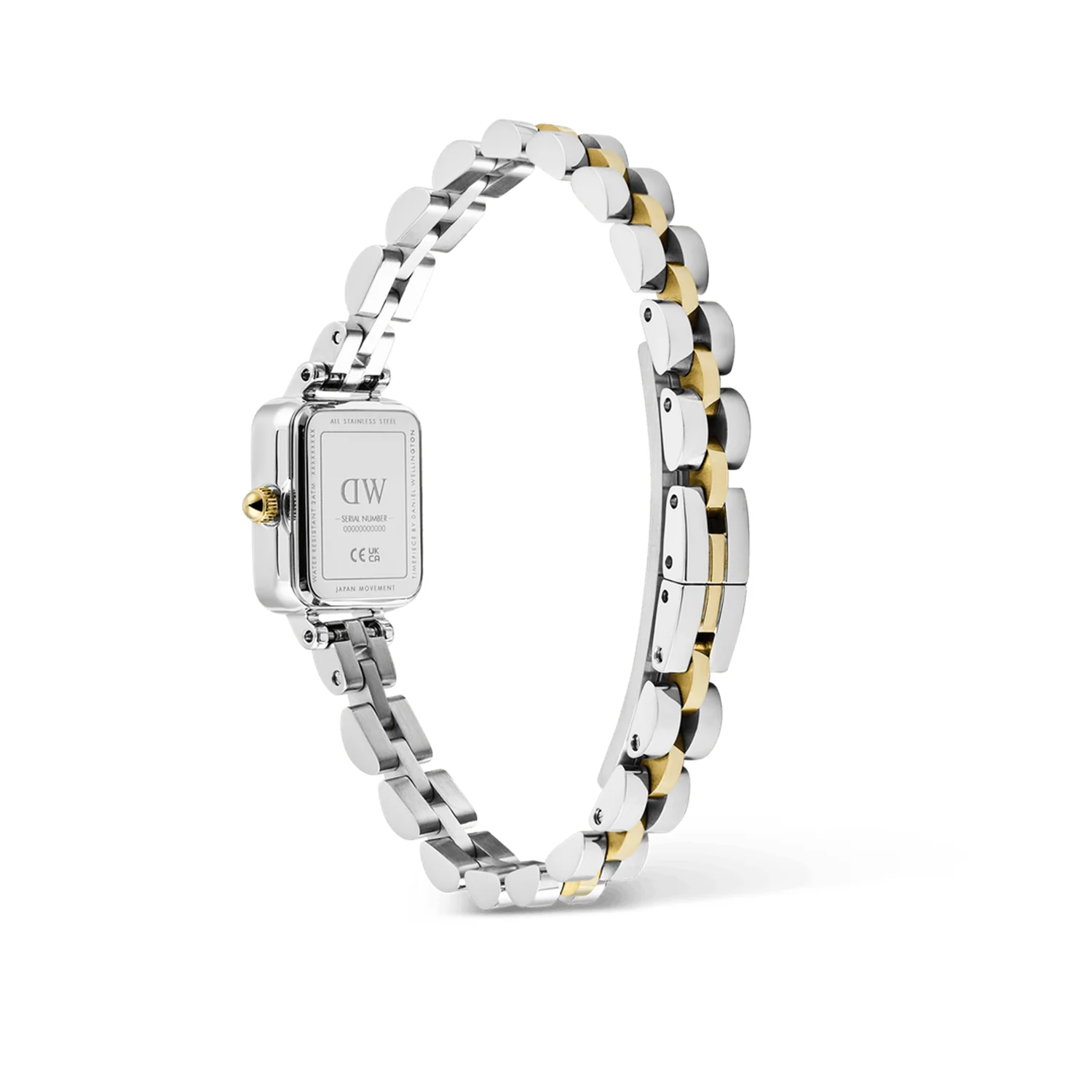 Daniel Wellington Quadro Mini Arch 3-Link Bicolor Dameshorloge DW00100925 - Image 5