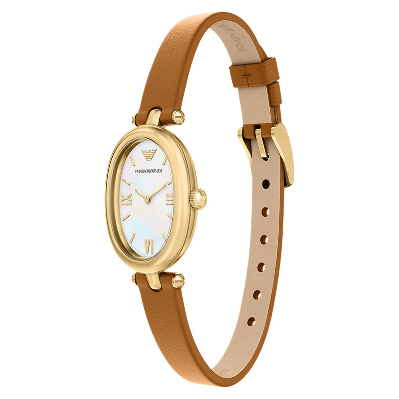 Emporio Armani Oval White Dial Watch AR11780 - Image 2