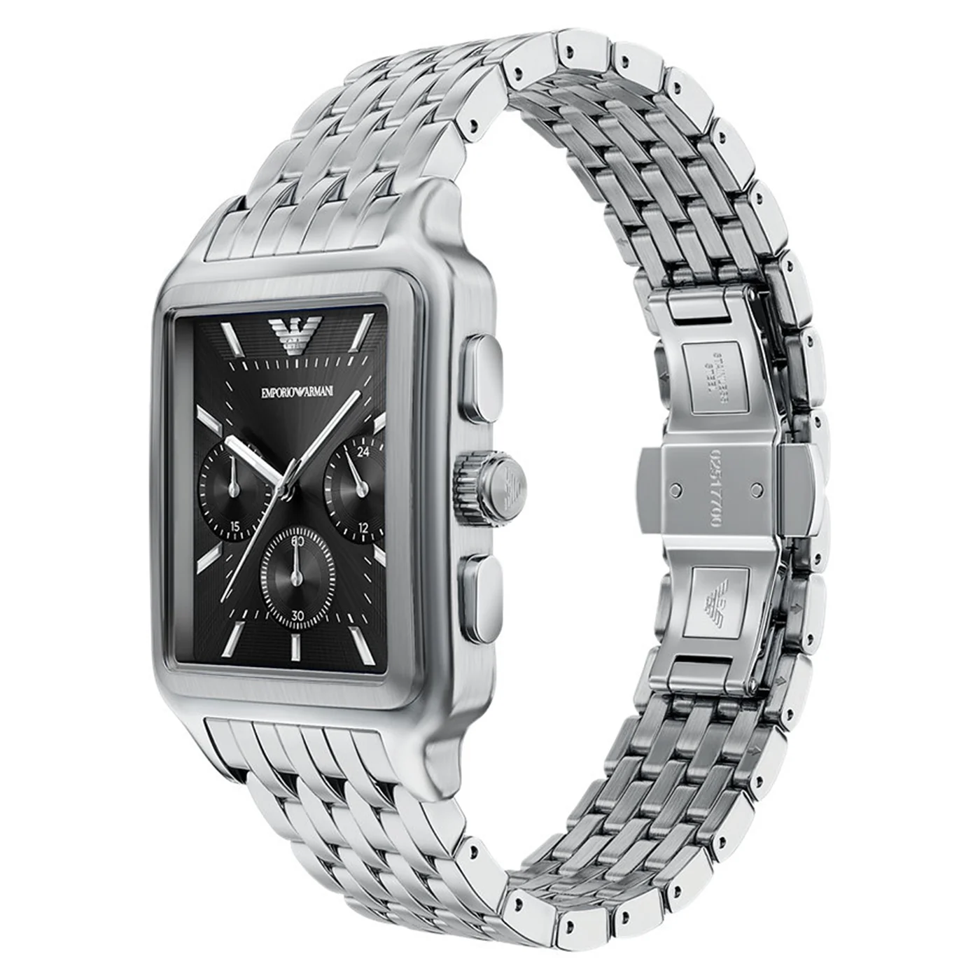 Emporio Armani Rectangular Black Dial Watch AR11751 - Image 2