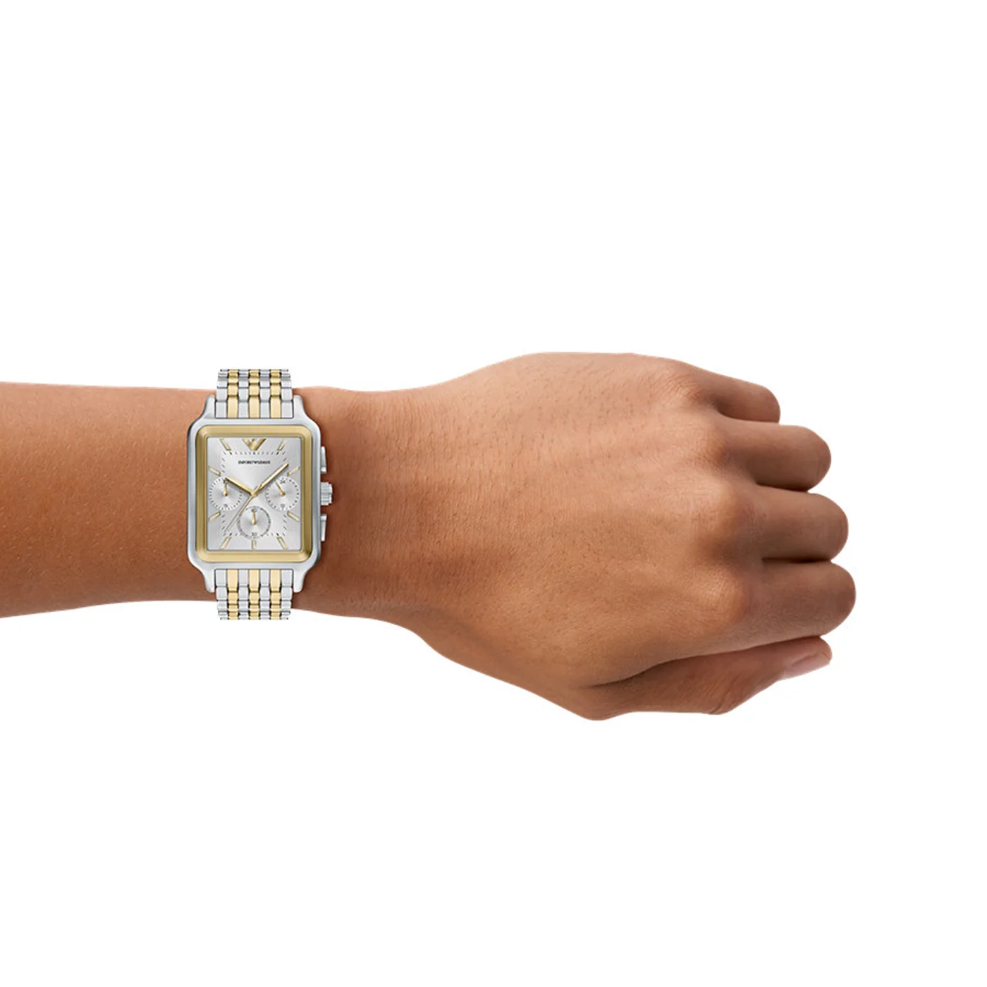 Emporio Armani Rectangular Silver Dial Watch AR11752 - Image 3