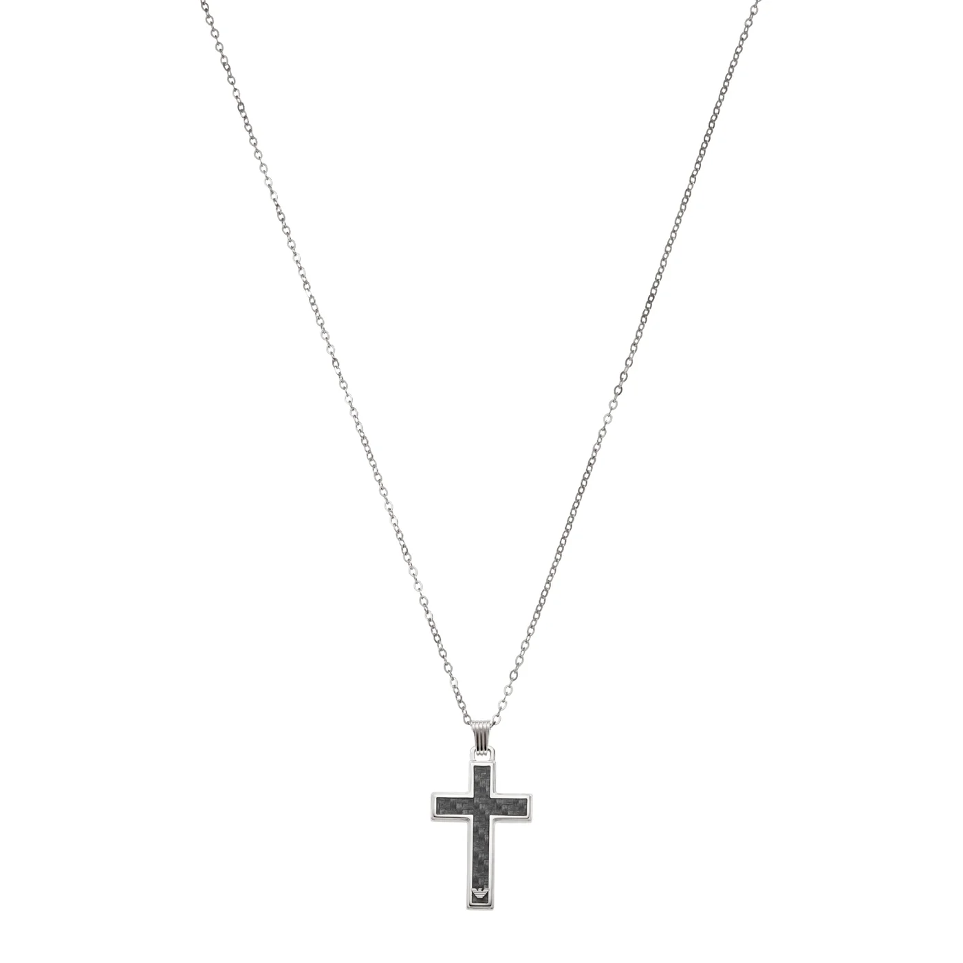 Emporio Armani Silver-coloured Men's Necklace EGS1705040 (Length: 50.00 - 55.00 cm) - Image 2