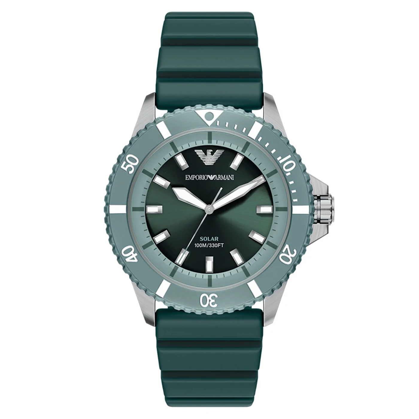 Emporio Armani World Explorer Green Dial Solar Watch AR11786