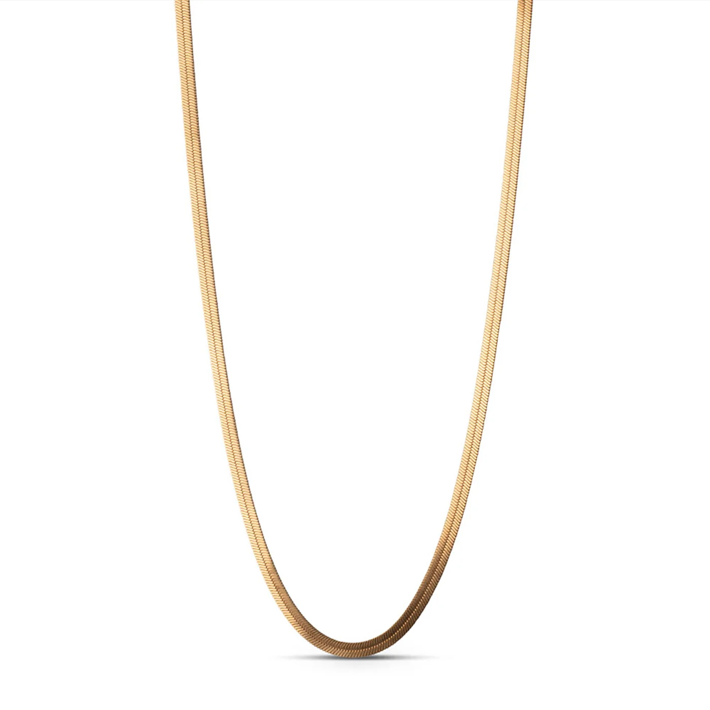 ENAMEL Copenhagen Caroline 925 Sterling Zilveren Ketting Gold Plated N60G