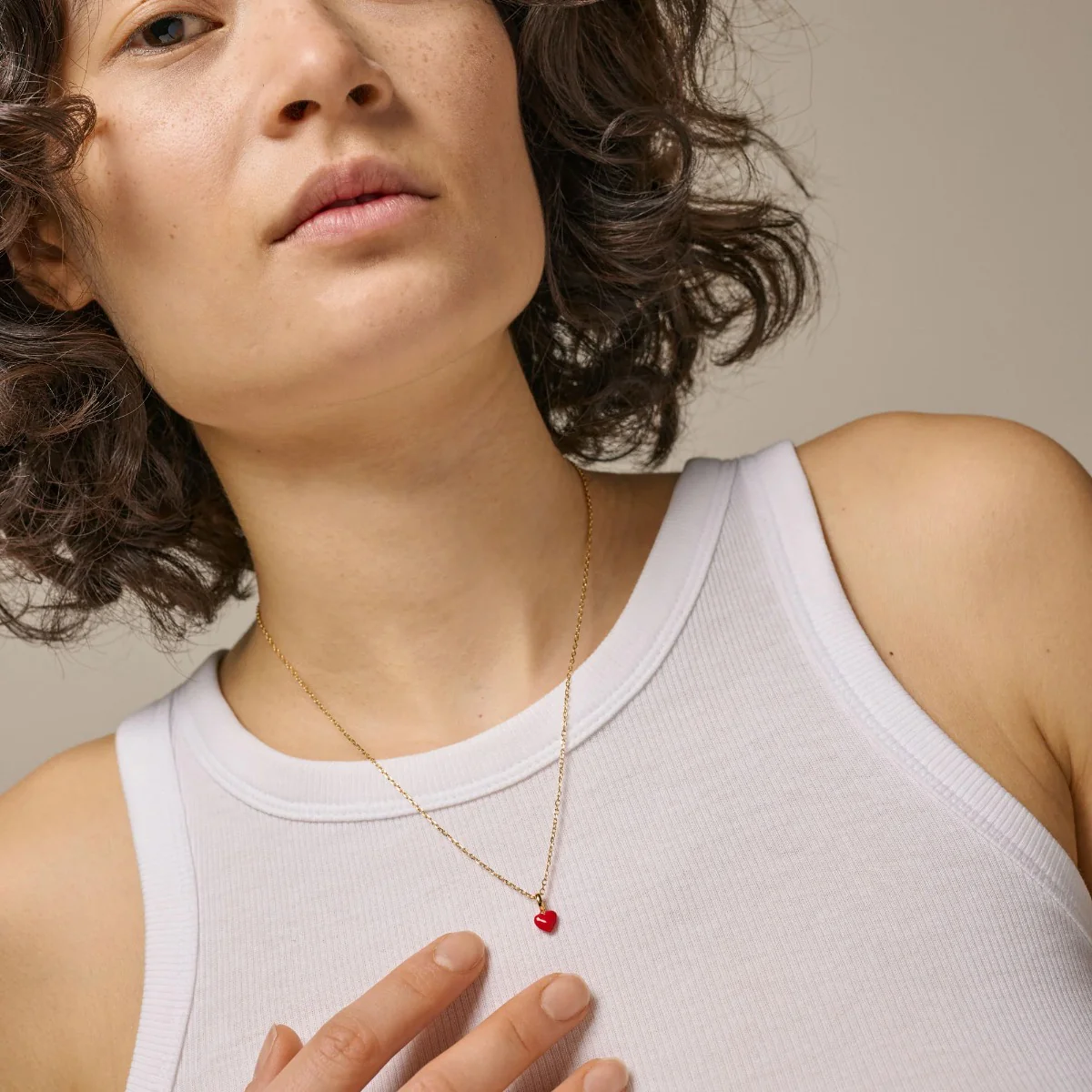 ENAMEL Copenhagen Gold Plated Ketting N127G-R - Image 3