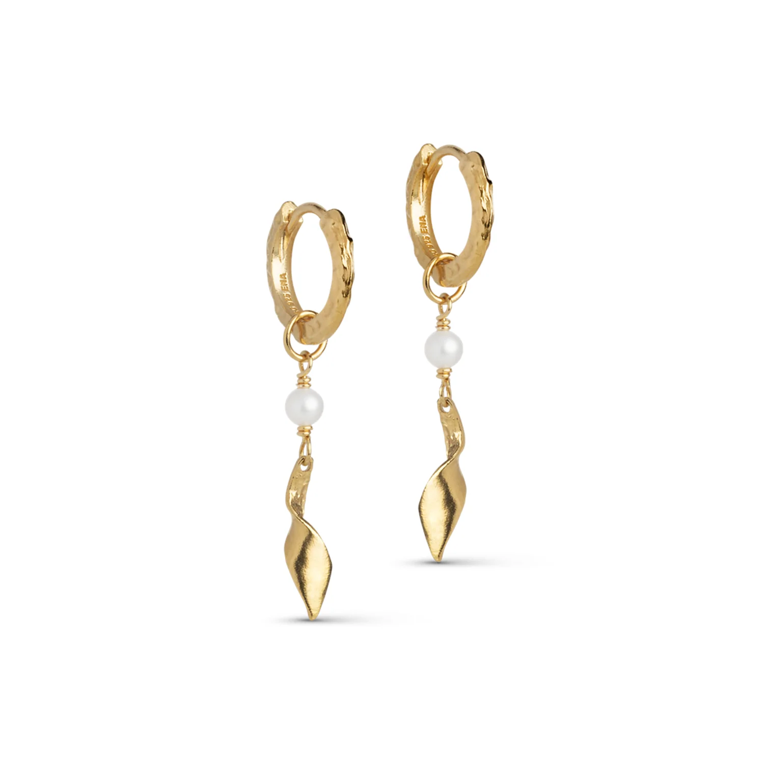 ENAMEL Copenhagen May Gold Plated Recycled 925 Sterling Silver Earrings E366GM-PE