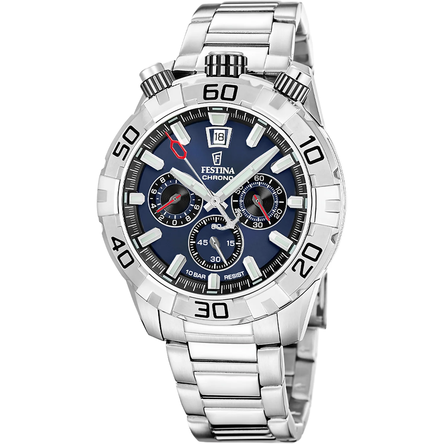Festina Bullhead Blue Chronograph Men's Watch F20743/1