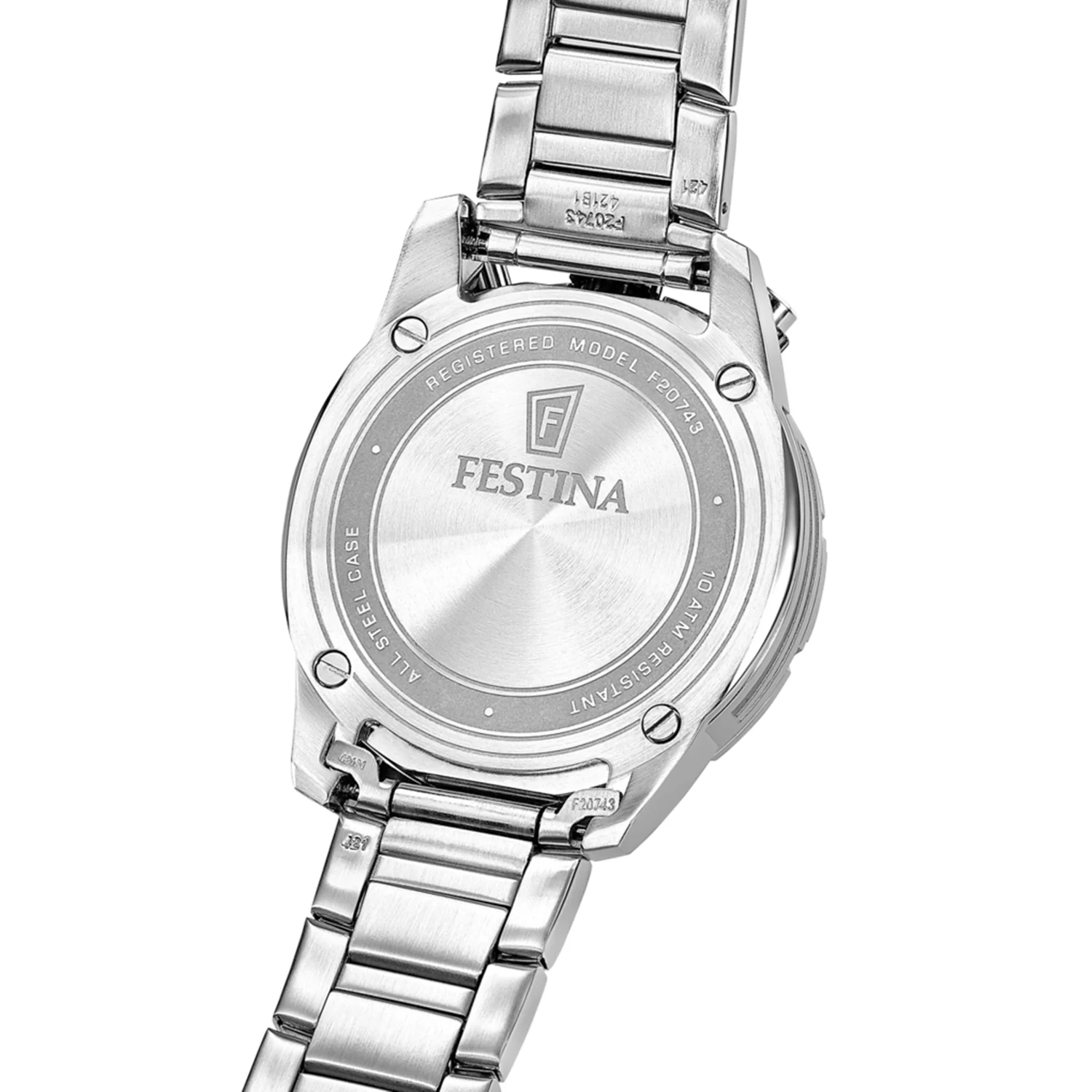 Festina Bullhead Red Chronograph Men's Watch F20743/5 - Image 6