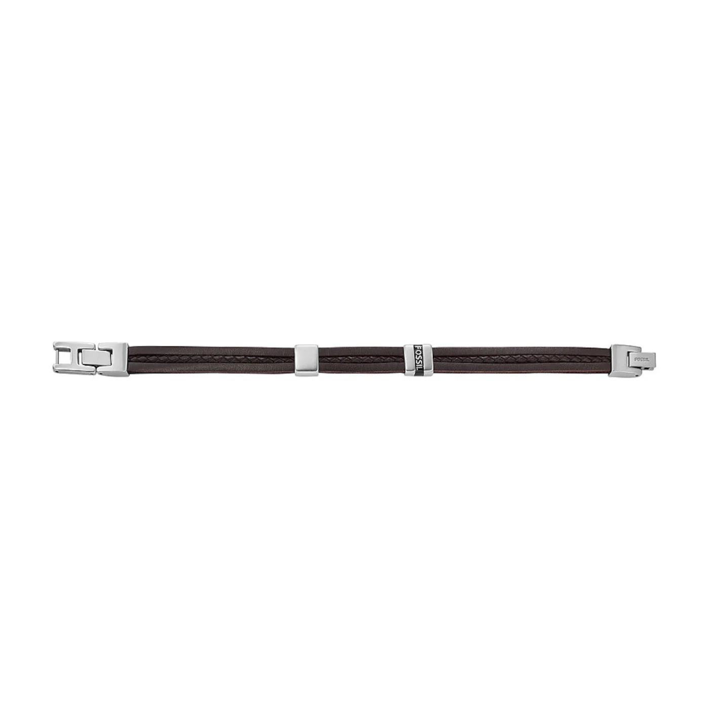 Fossil Brown Leather Bracelet JF04133040 - Image 5