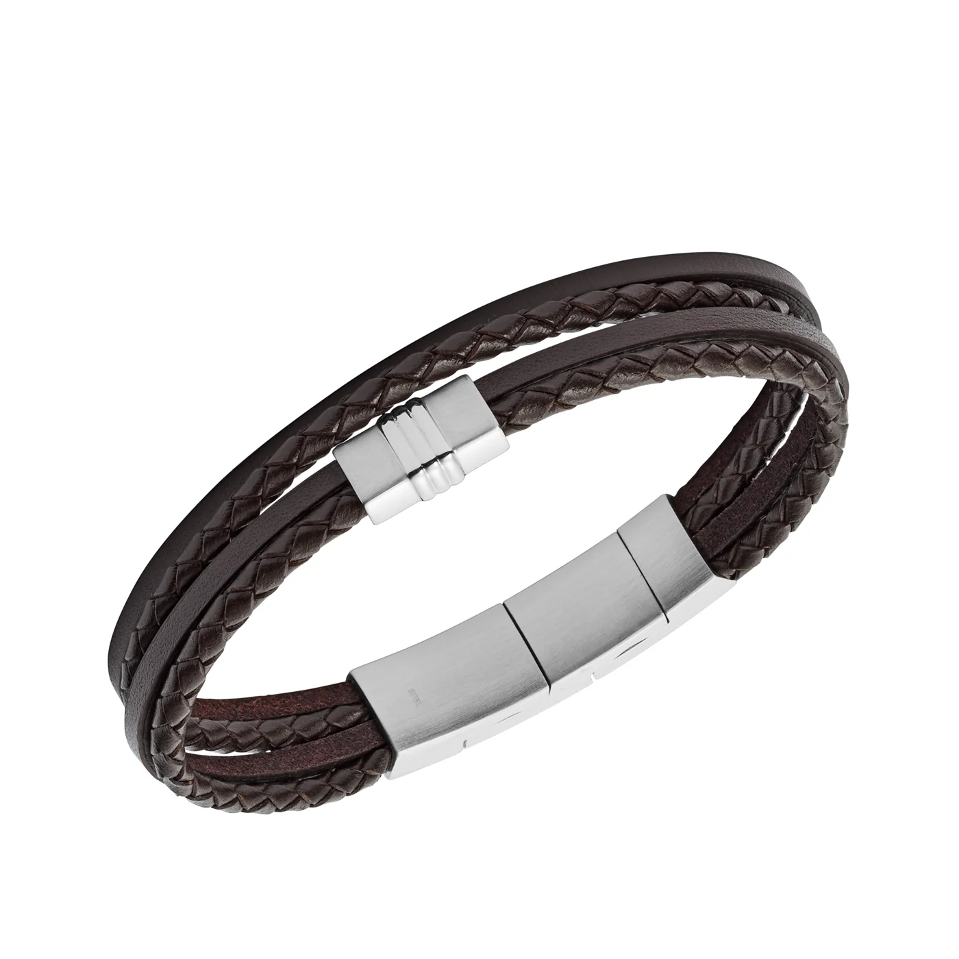 Fossil Brown Vintage Bracelet JF02934040 (Length: 17.50 - 19.00 cm) - Image 5
