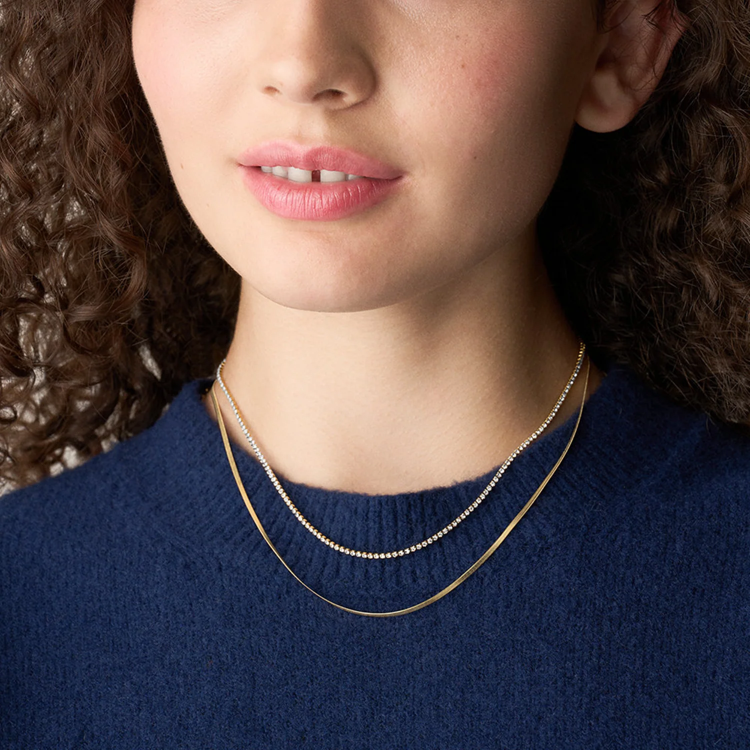 Fossil Ellis Stainless Steel Necklace JF04939710 - Image 2