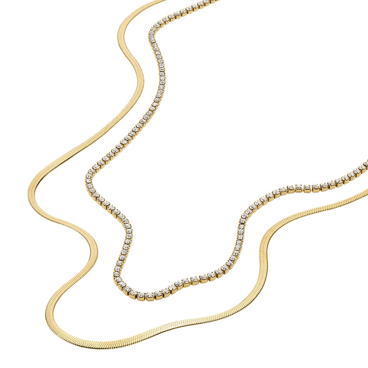 Fossil Ellis Stainless Steel Necklace JF04939710 - Image 3
