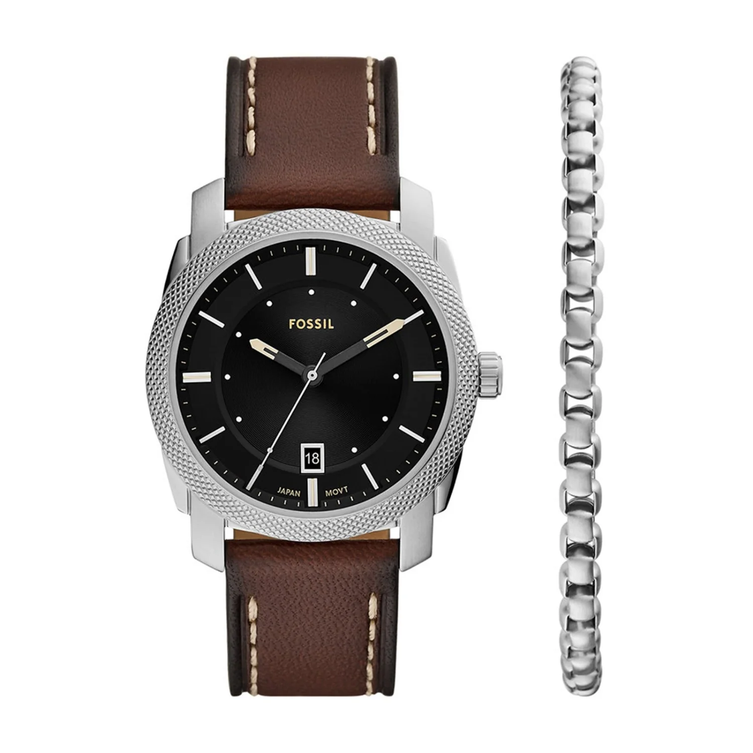 Fossil Machine Herenhorloge FS6081SET