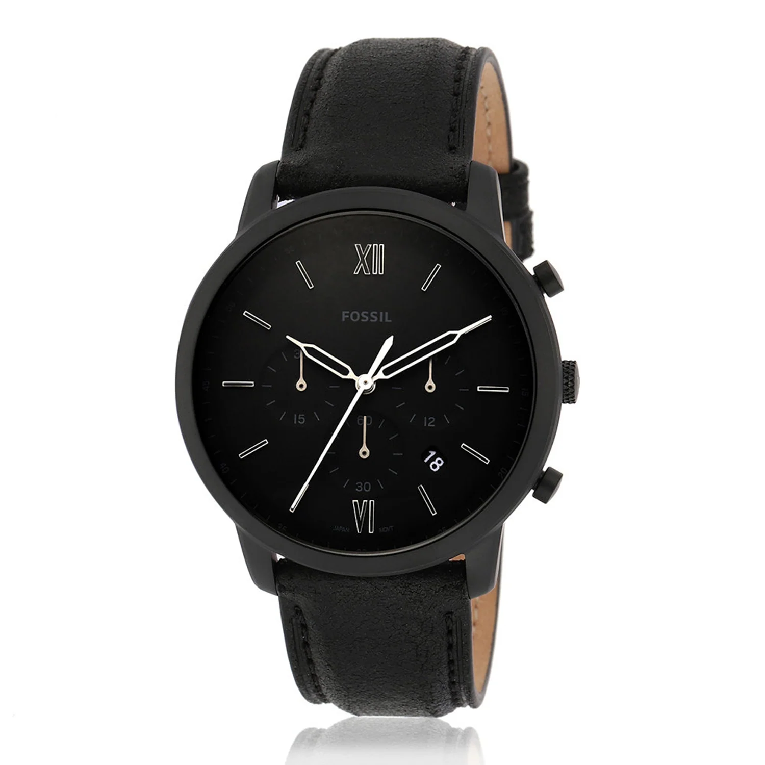 Fossil Neutra Chrono Chronograaf Zwarte Herenhorloge FS5503 - Image 4