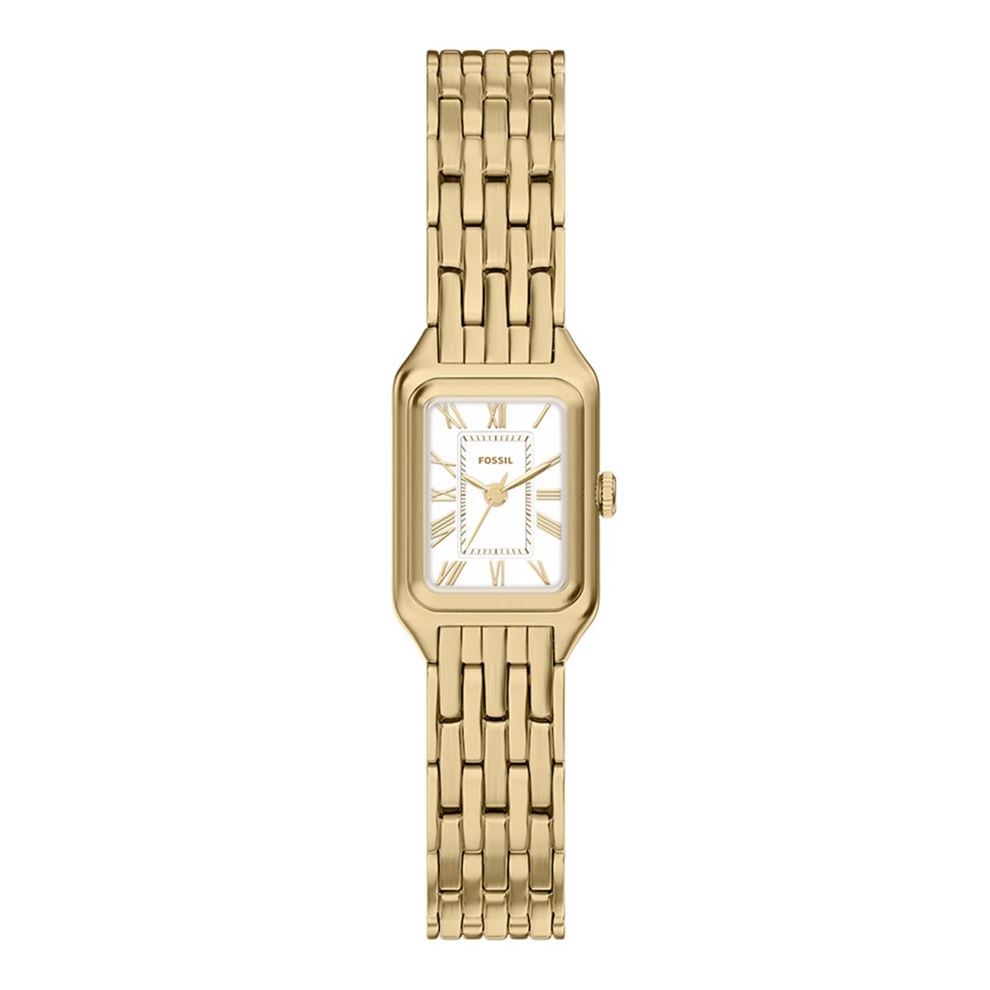 Fossil Raquel Mini Rectangular White Dial Watch ES5467