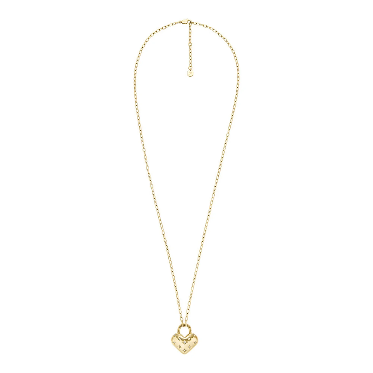 Fossil Sadie Gold Coloured Necklace JF04829710 - Image 2