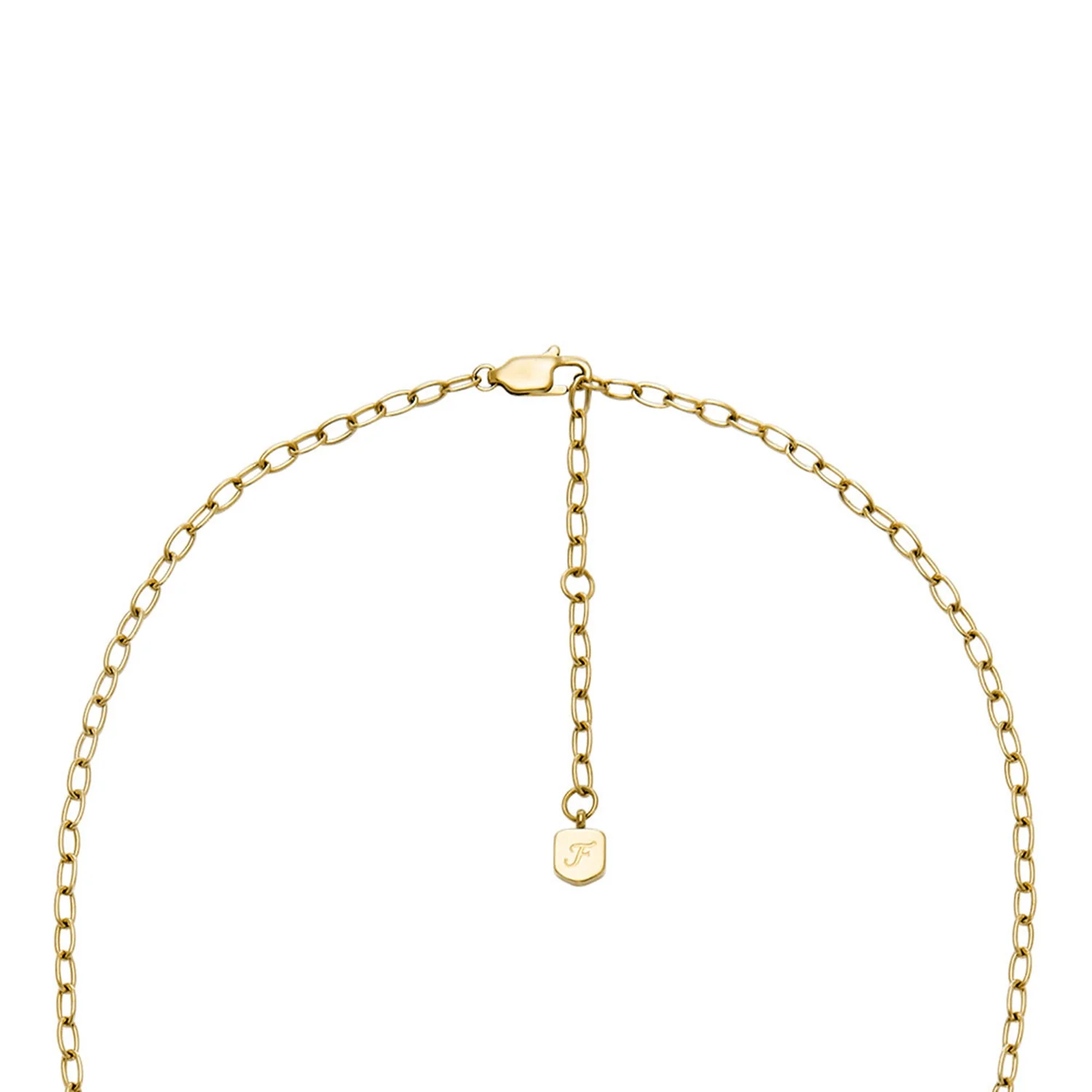 Fossil Sadie Gold Coloured Necklace JF04829710 - Image 4