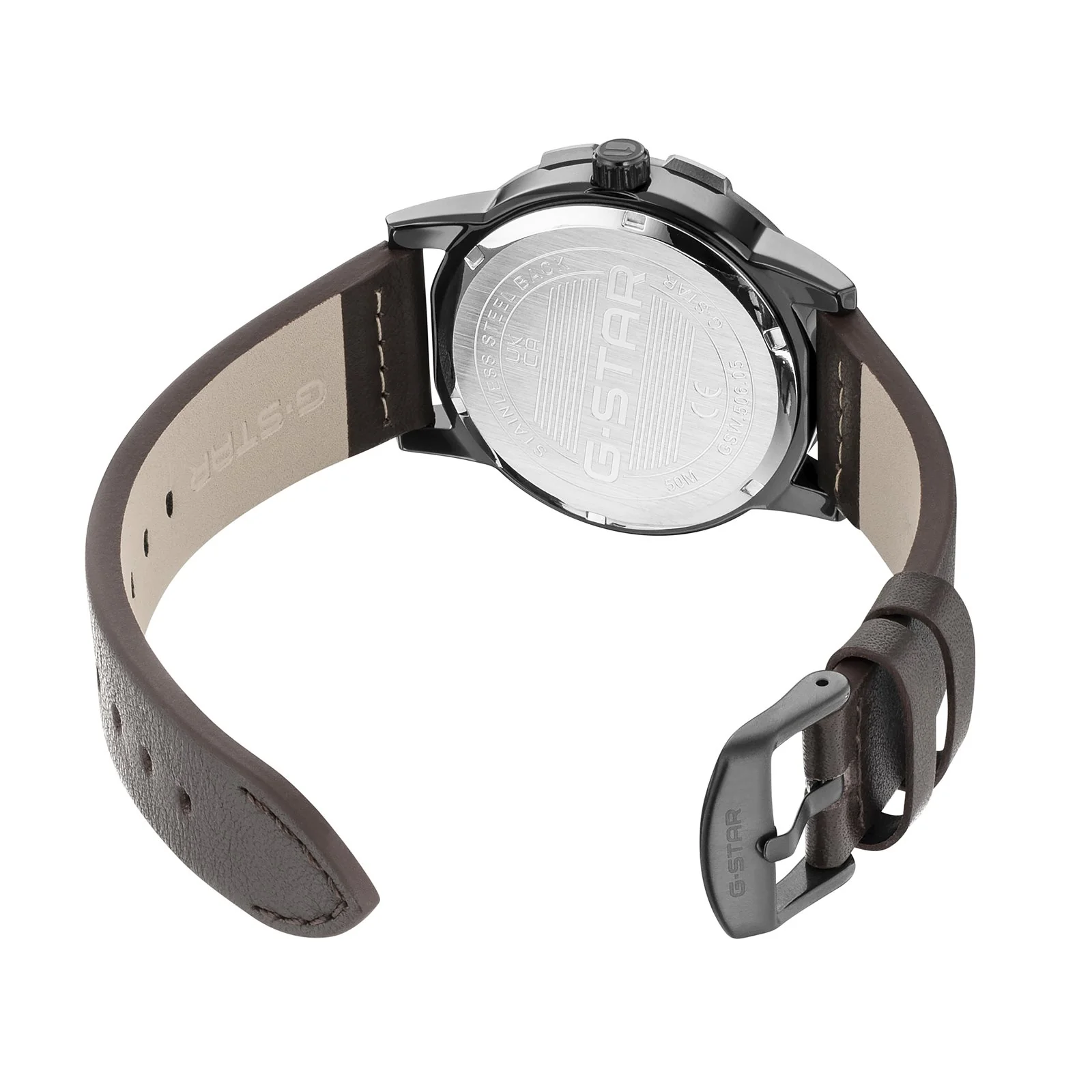 G-STAR Constructed Zwart Messing Herenhorloge GSW.506.05 - Image 4