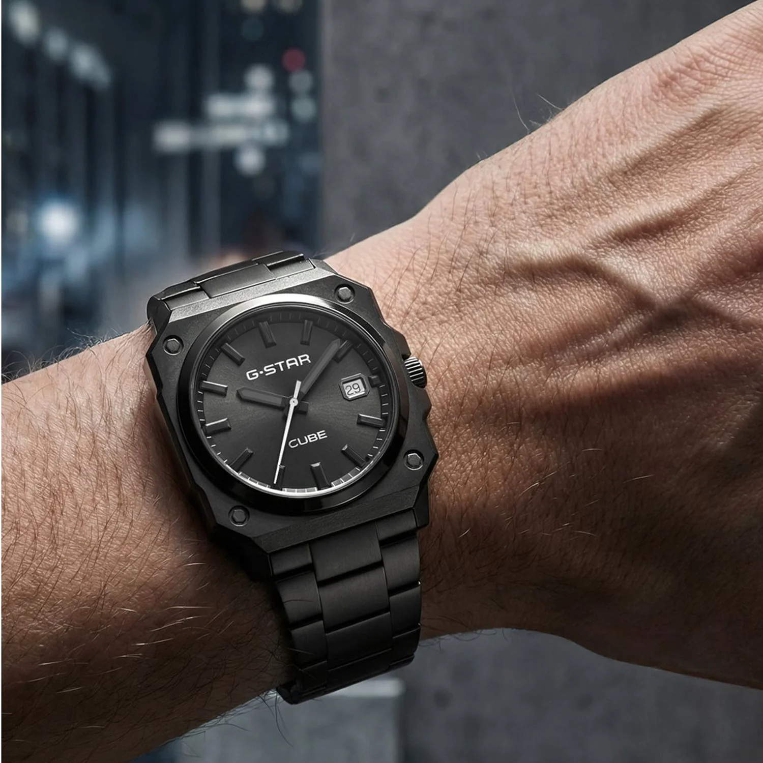 G-STAR Cube Zwart Herenhorloge GSW.508.06 - Image 2
