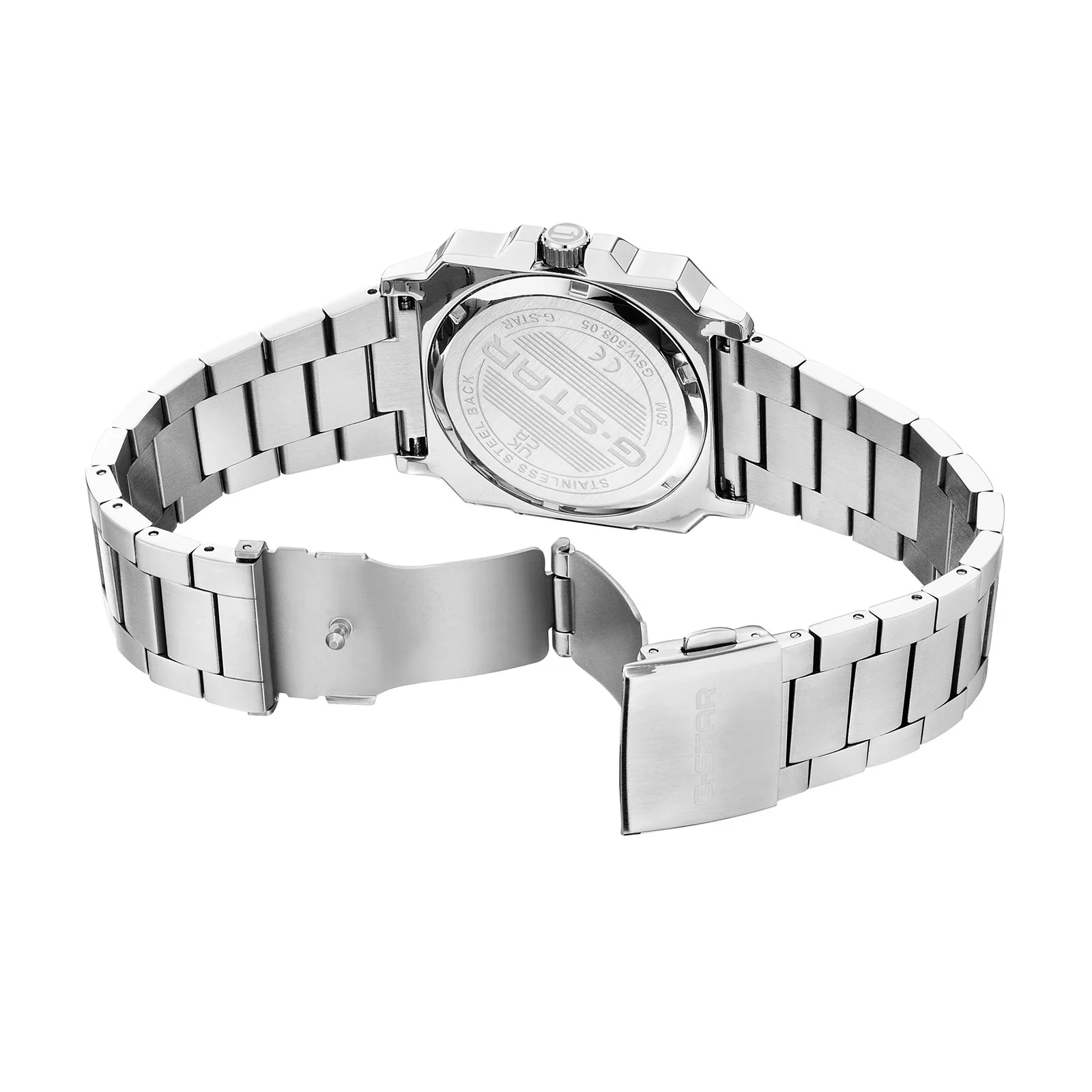 G-STAR Cube Zilverkleurig Herenhorloge GSW.508.05 - Image 4