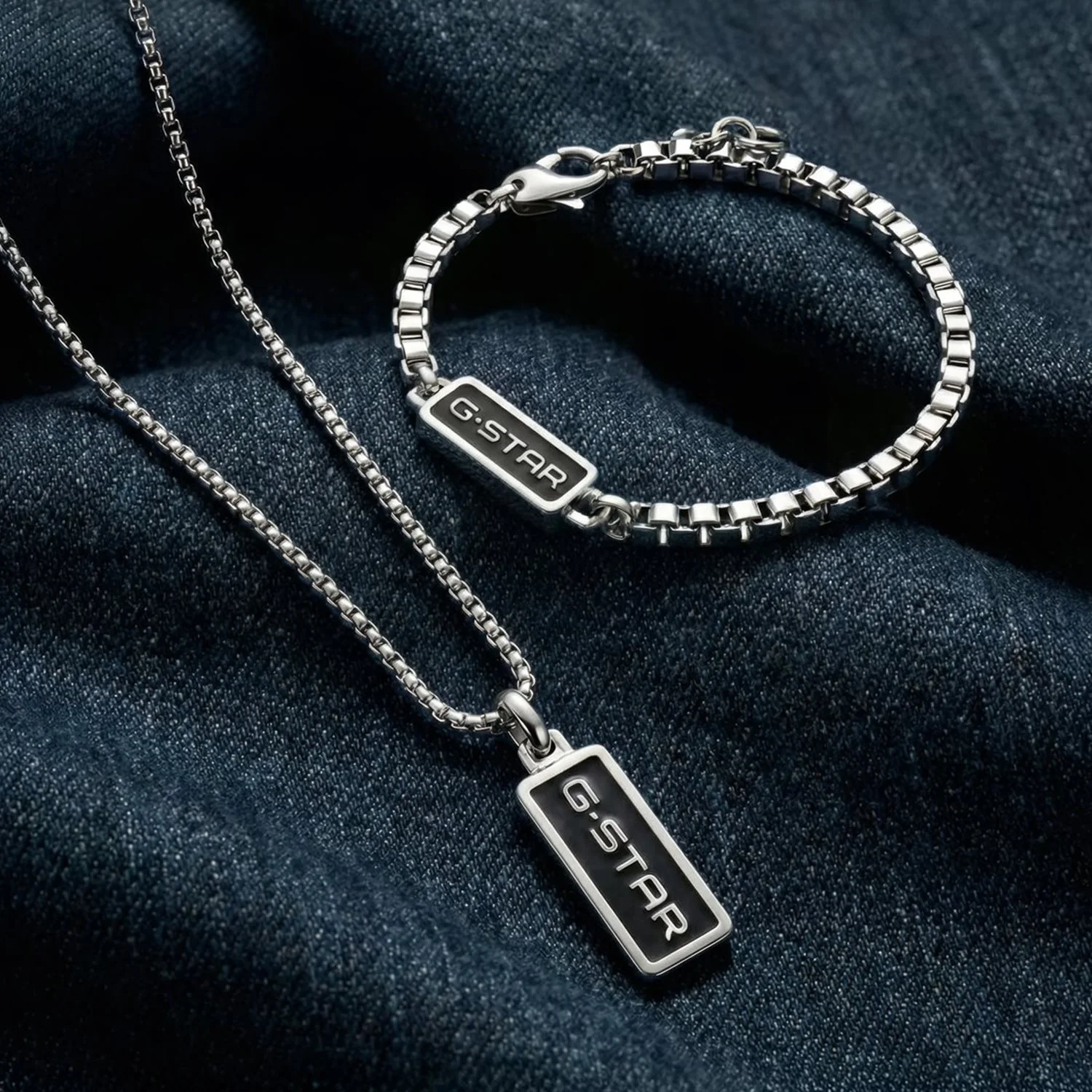 G-Star Floatcore Zilveren Box Chain Armband GSJ.100.05 - Image 3