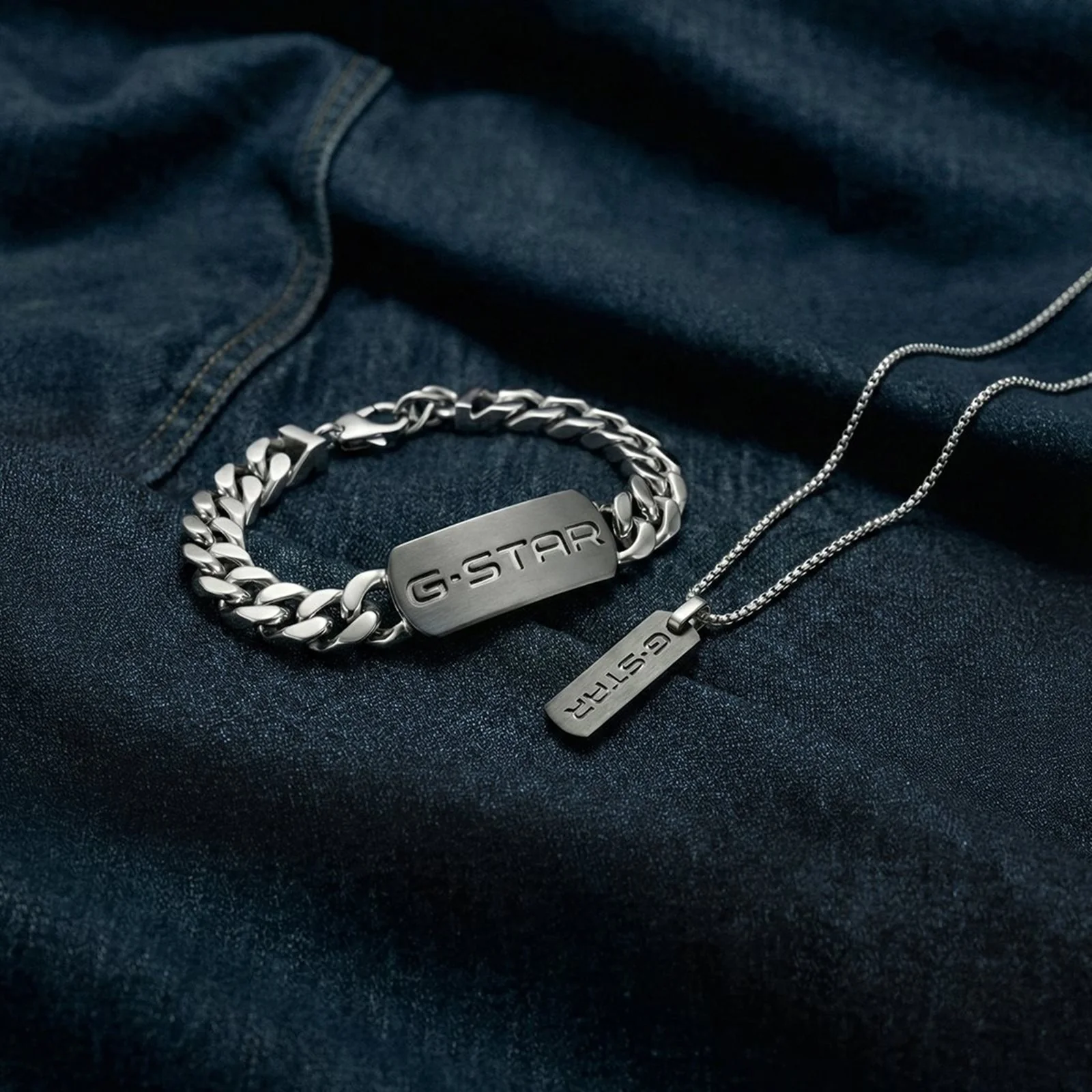 G-Star Incisio Zilveren Schakelarmband GSJ.106.03 - Image 3