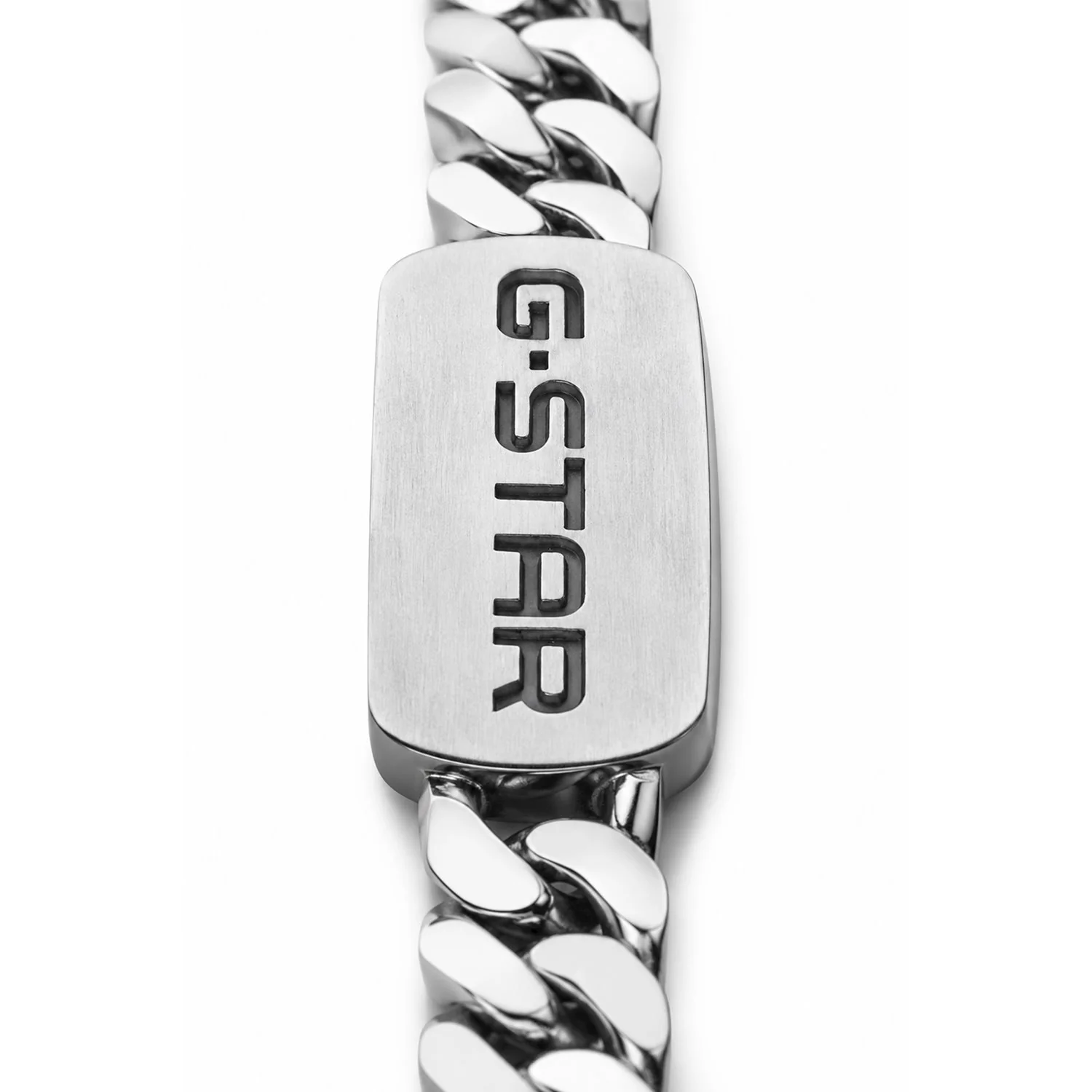 G-Star Incisio Zilverkleurige Curb Chain Armband GSJ.106.04 - Image 3