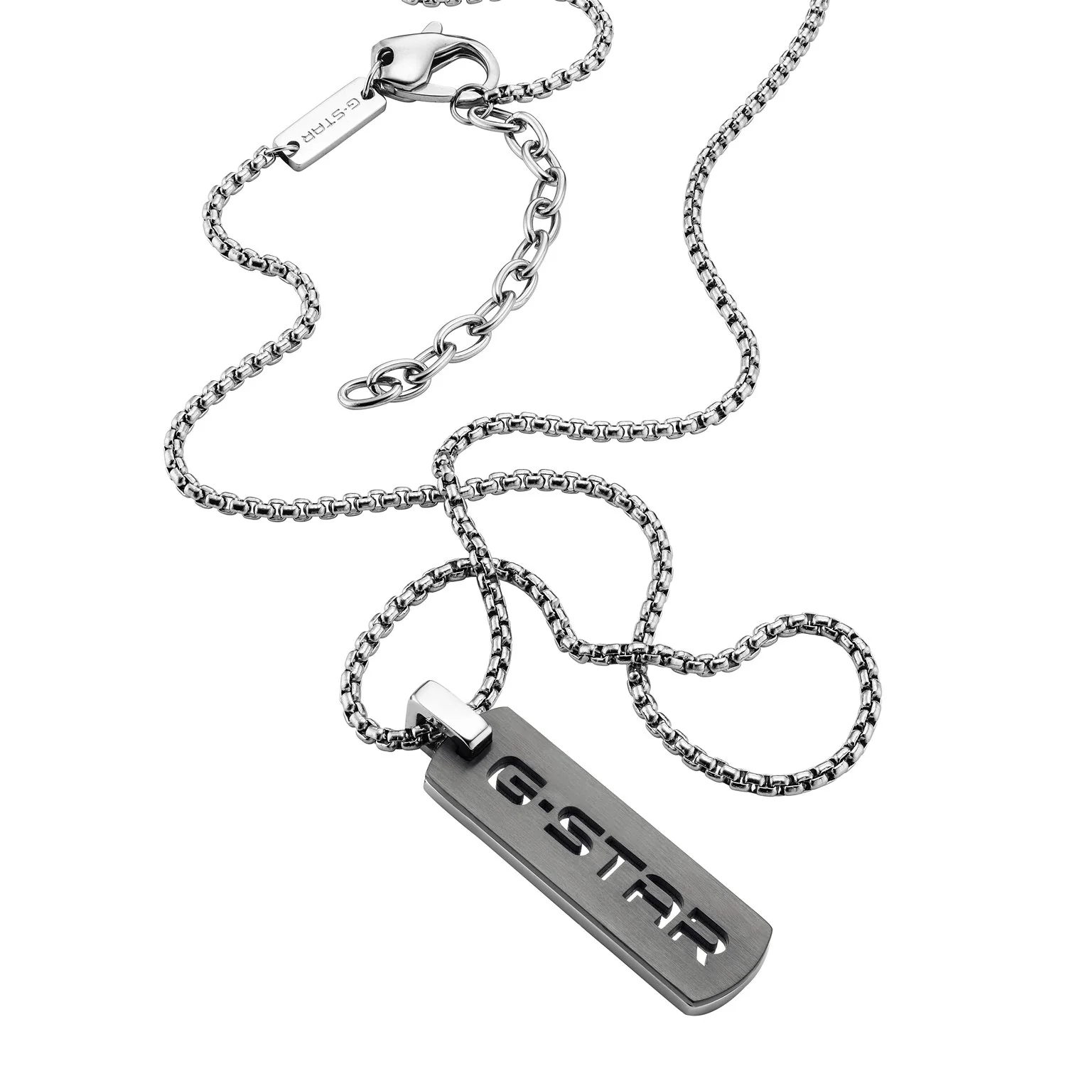 G-STAR Incisio Zilverkleurige Ketting GSJ.106.01 - Image 4
