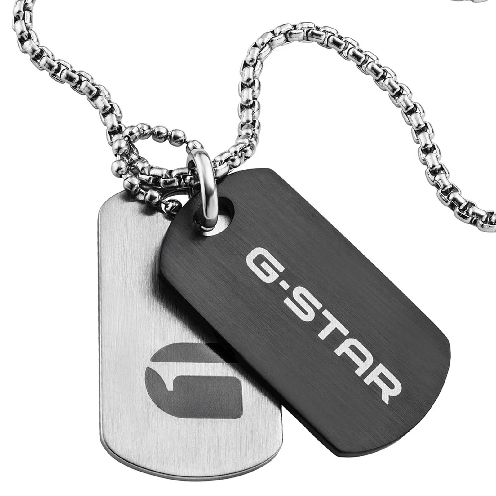 G-Star M-Tag Zilverkleurige Ketting GSJ.101.02 - Image 3